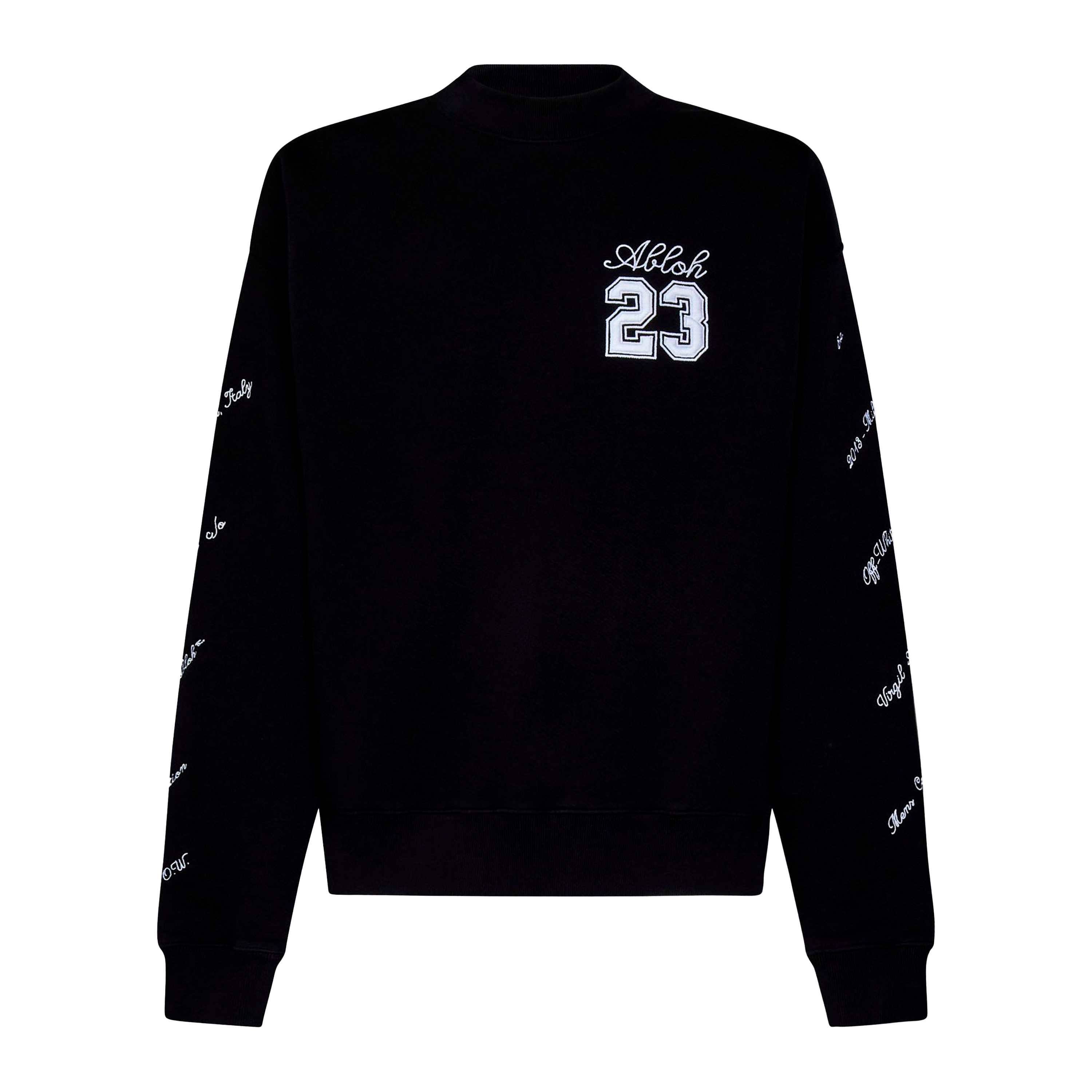 Buzo Negro Off-White 23 Logo Skate