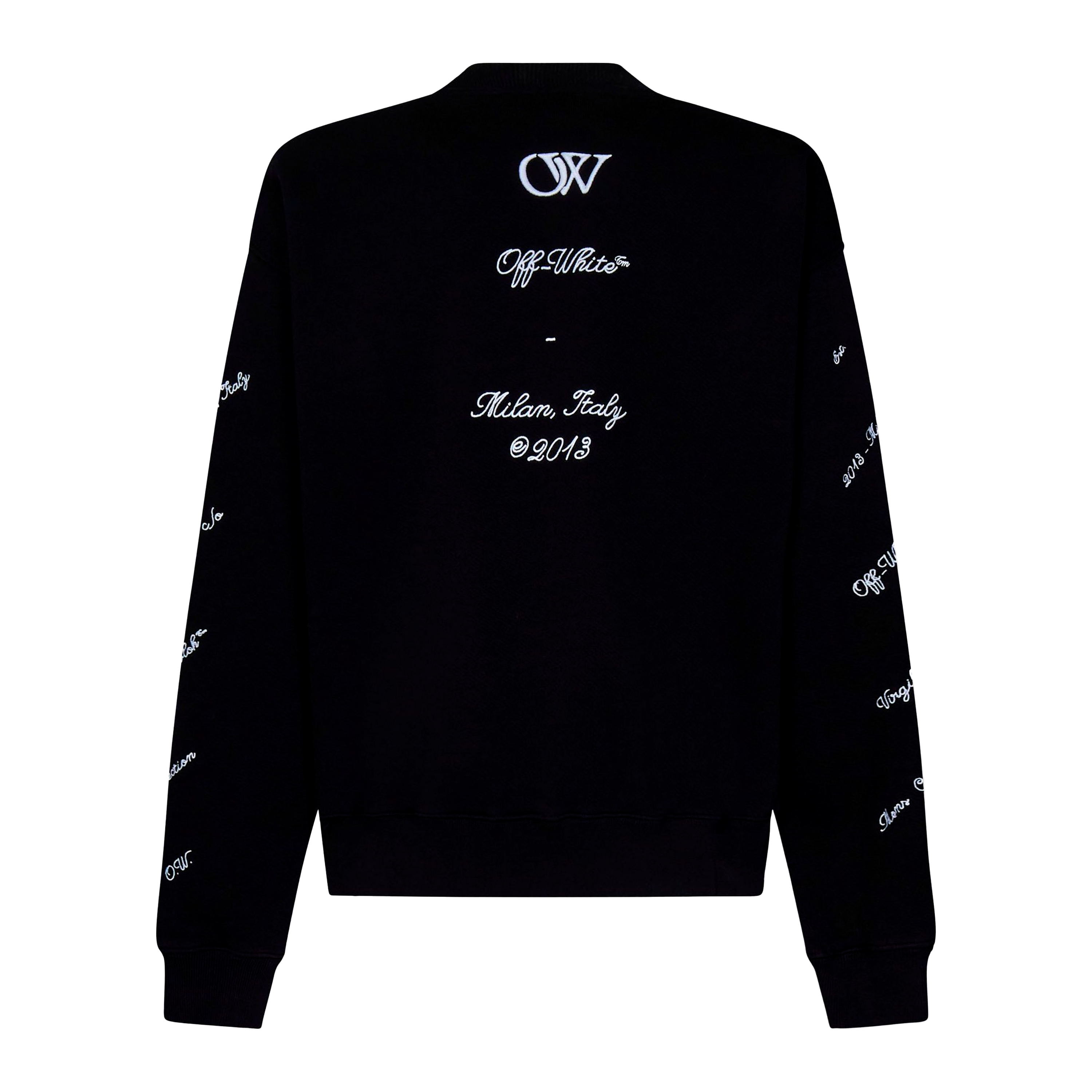 Buzo Negro Off-White 23 Logo Skate