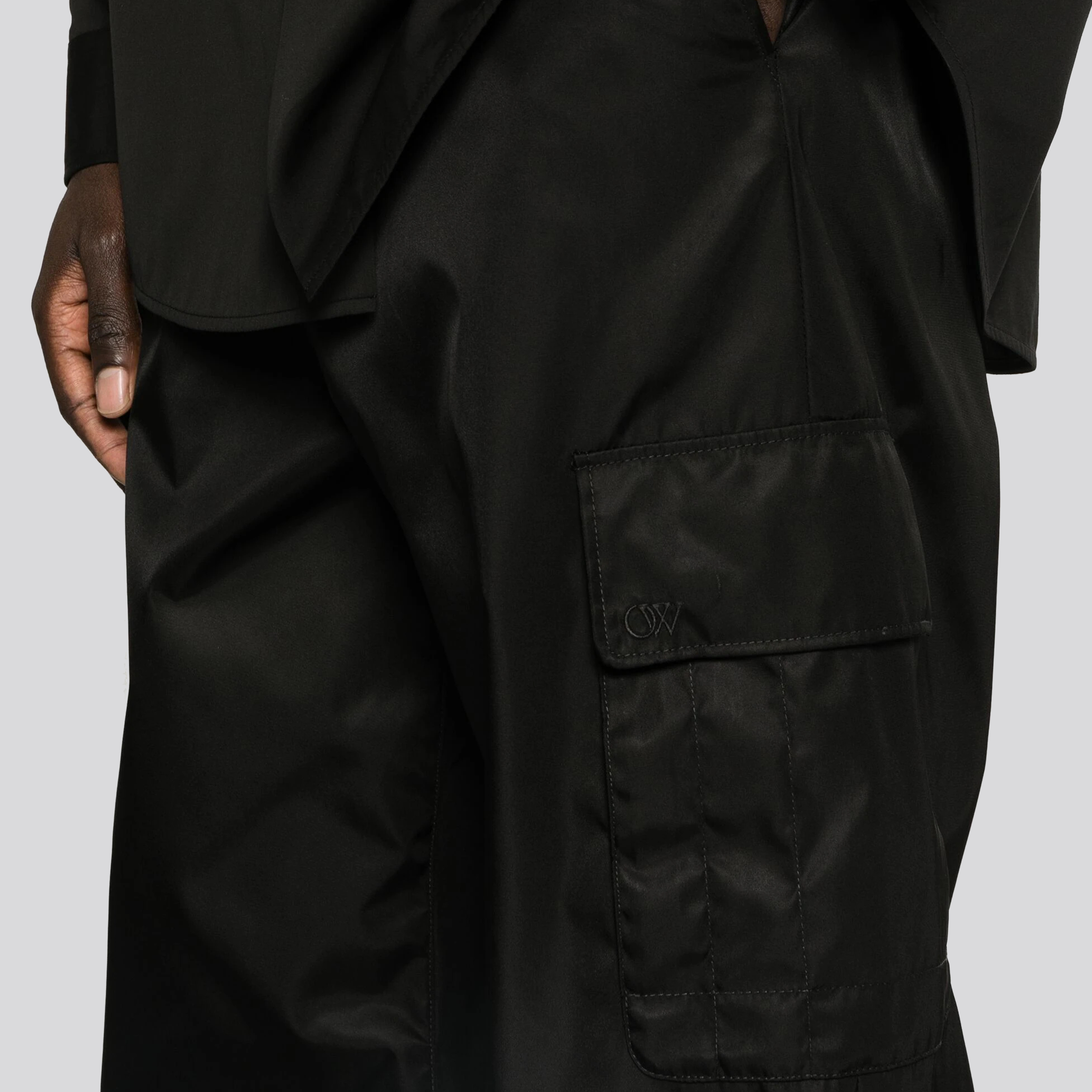 Sudadera Negra Off-White Nylon