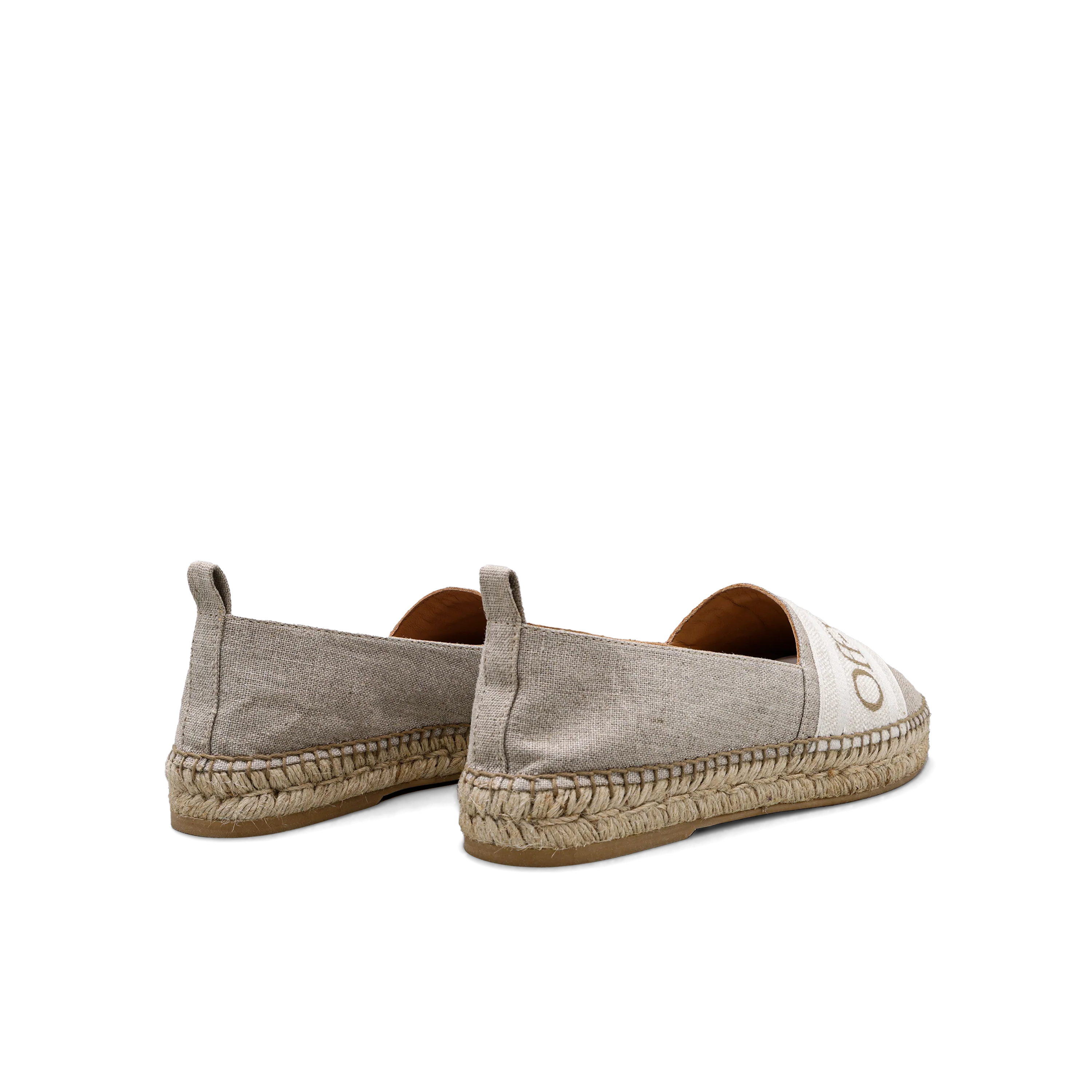 Espadrilles Beige Off-White Logo