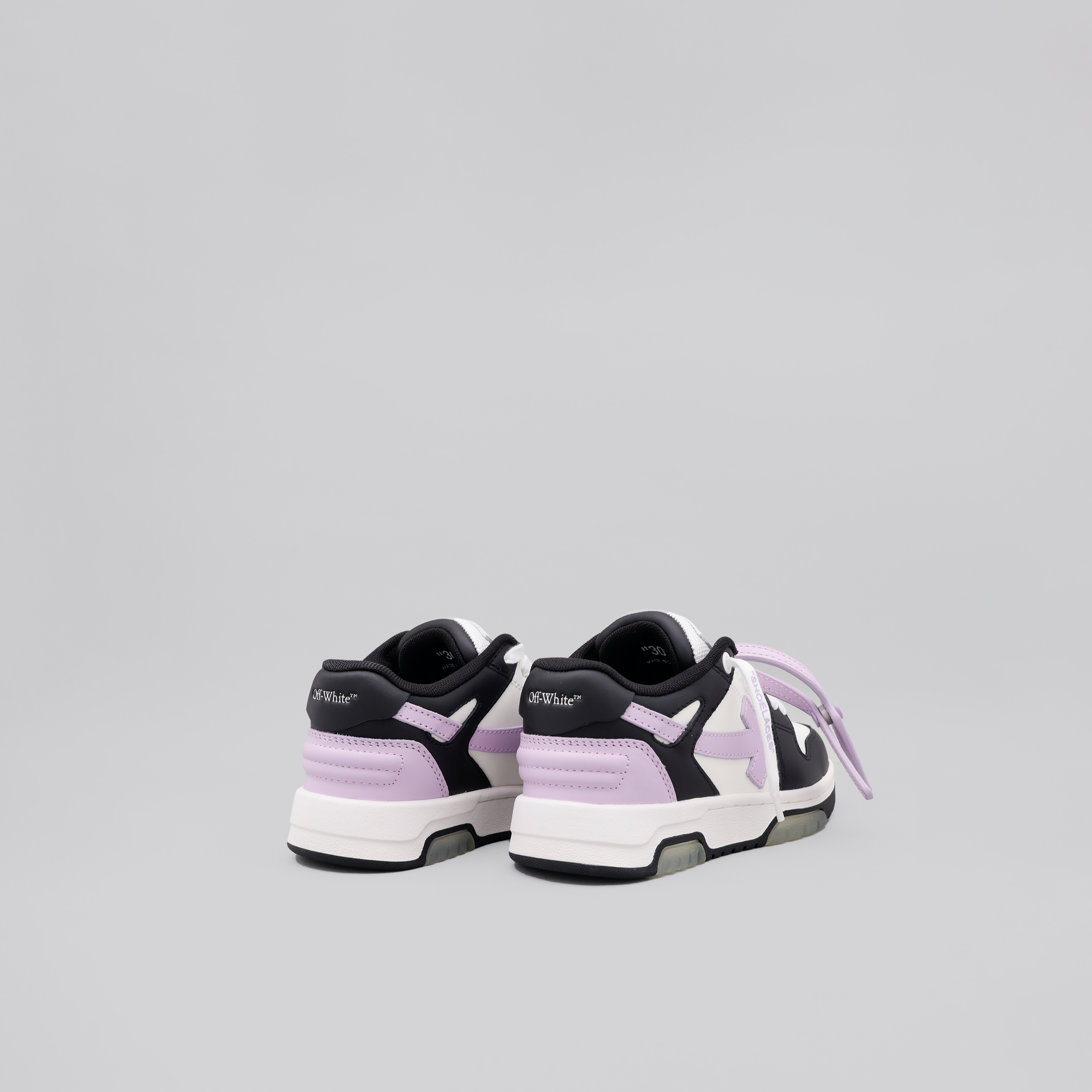 Sneakers Negro Lila Off-White Kids Off-White "OOO"