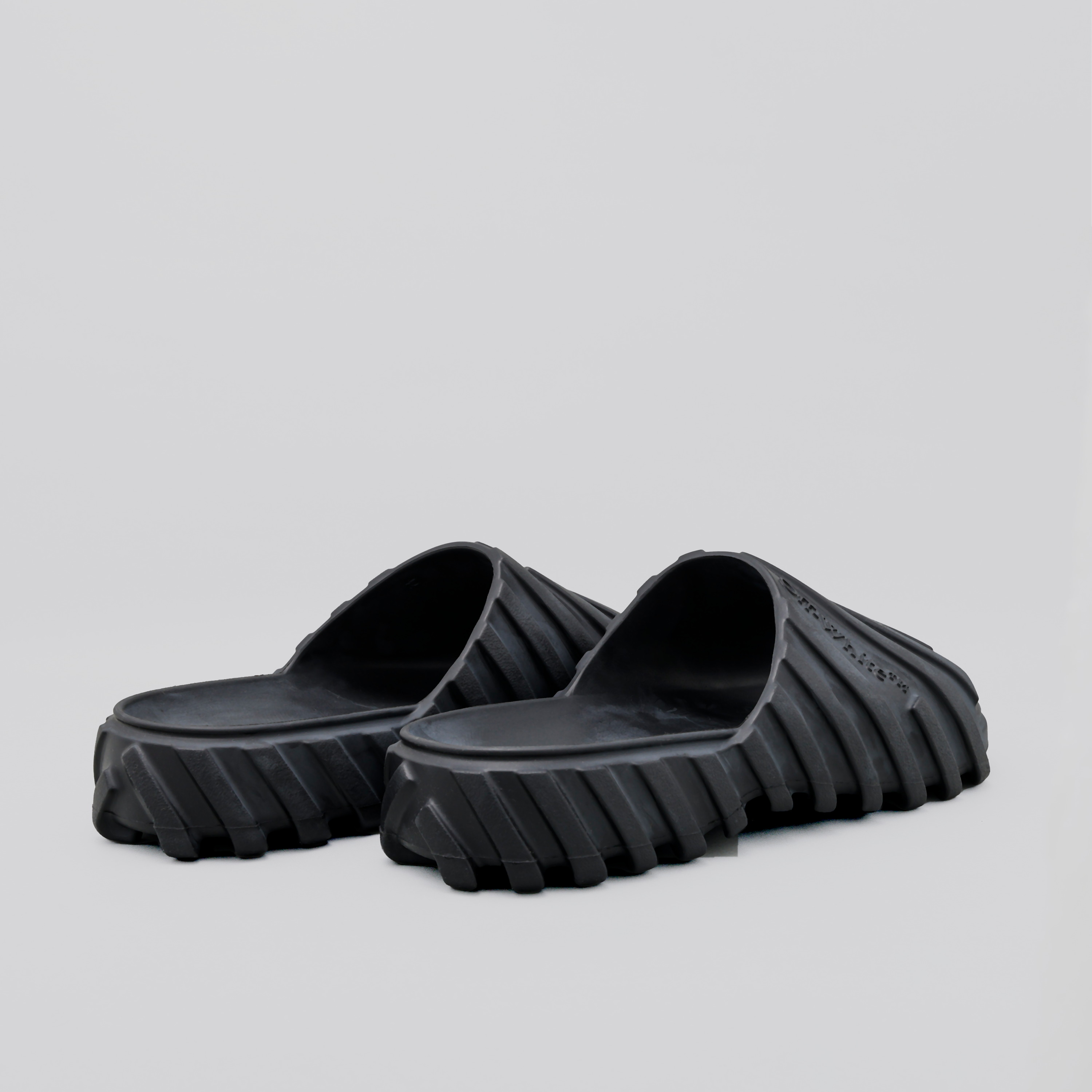 Sandalias Negras Off-White Exploration