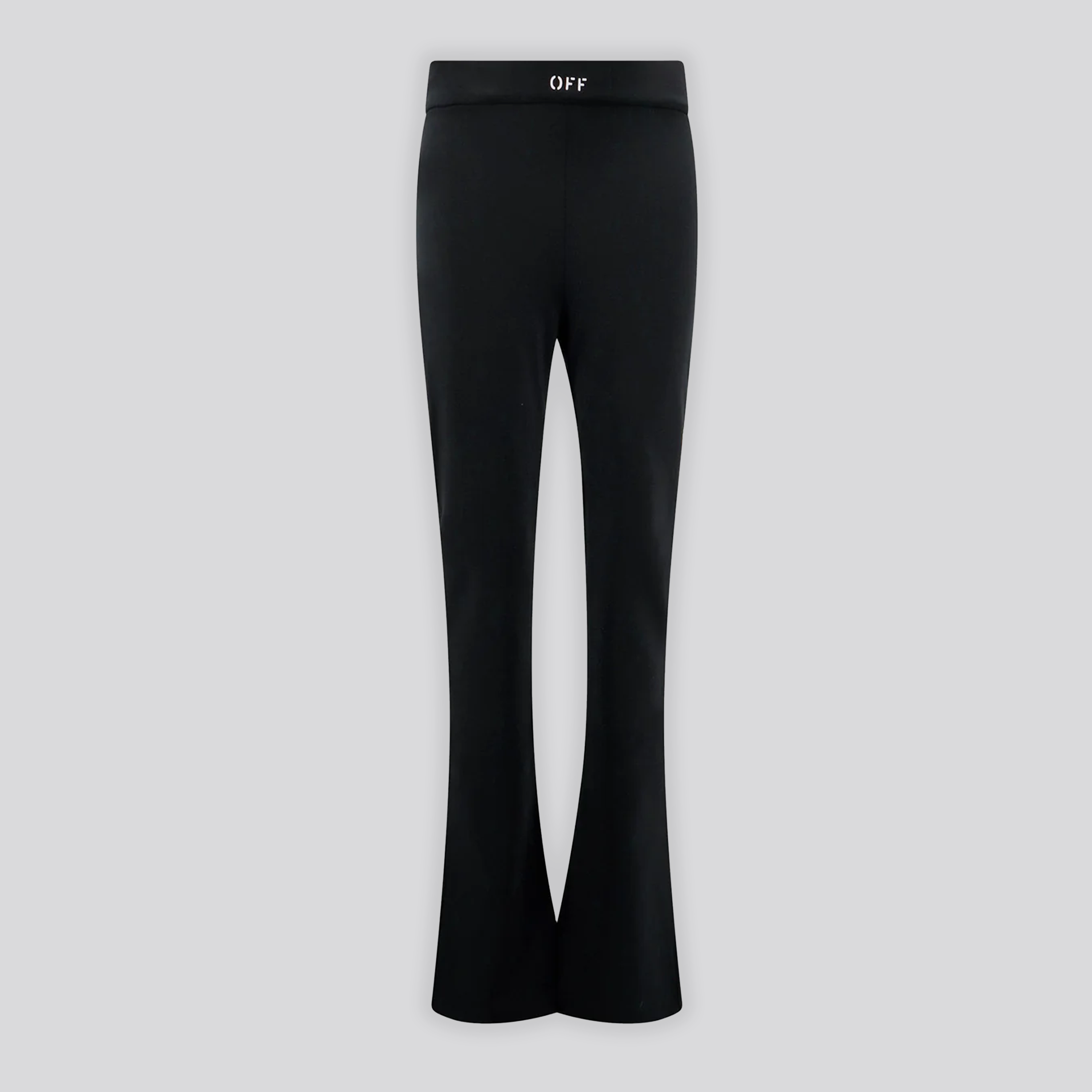 Leggings Negro Off-White Sleek Split