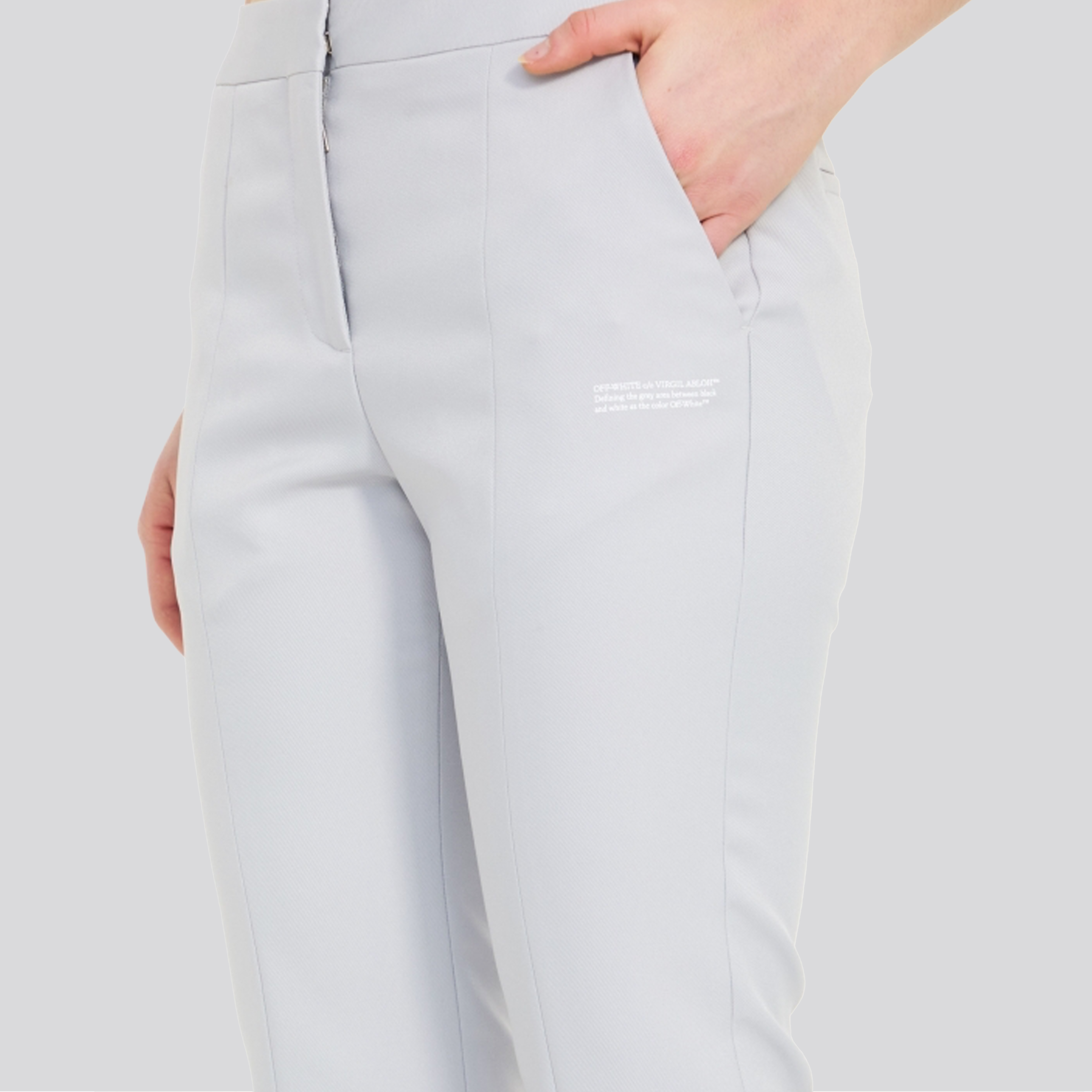 Pantalón Gris Off-White Gris Corporate Tech