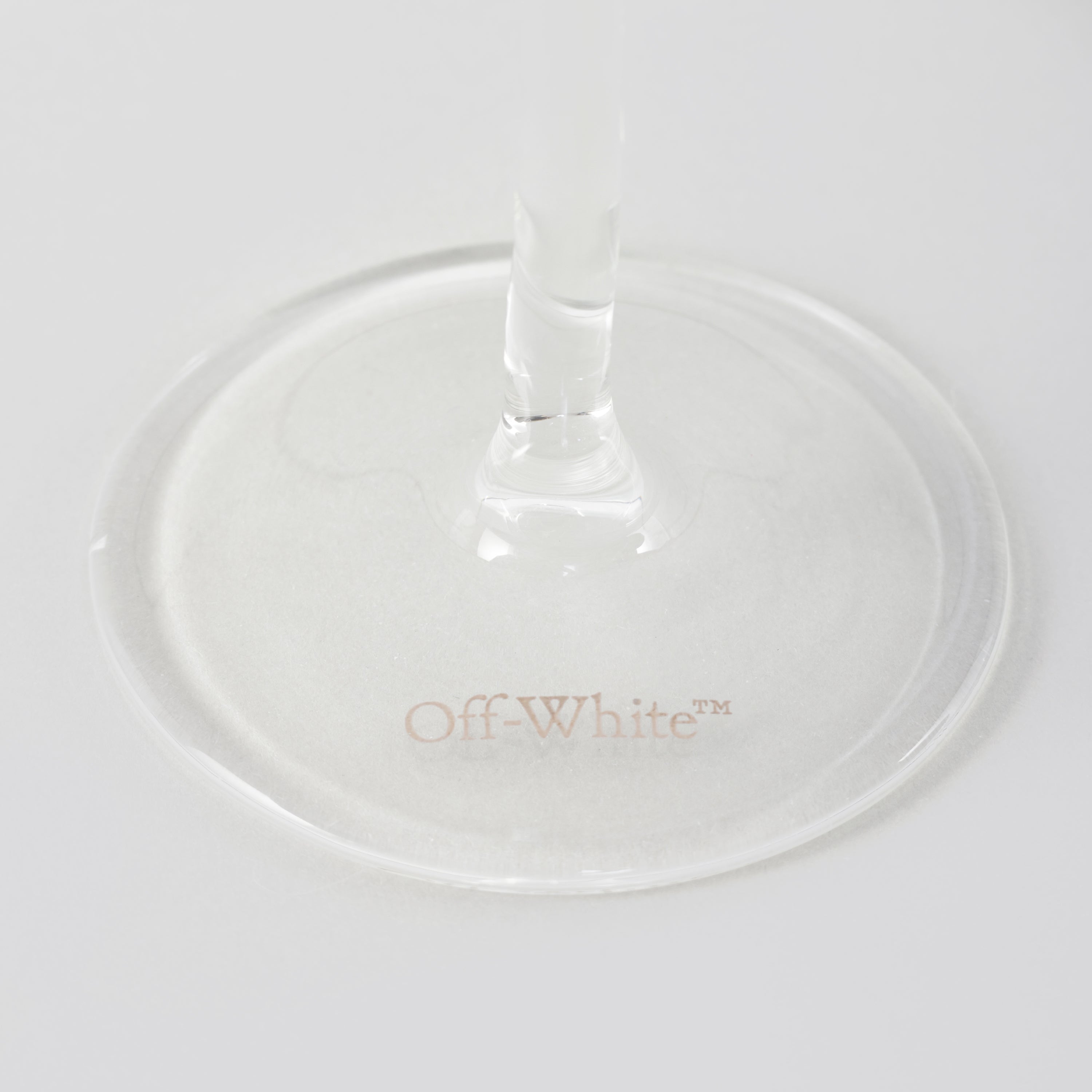 Juego De Copas Flauta Off-White Home Transparente Plata