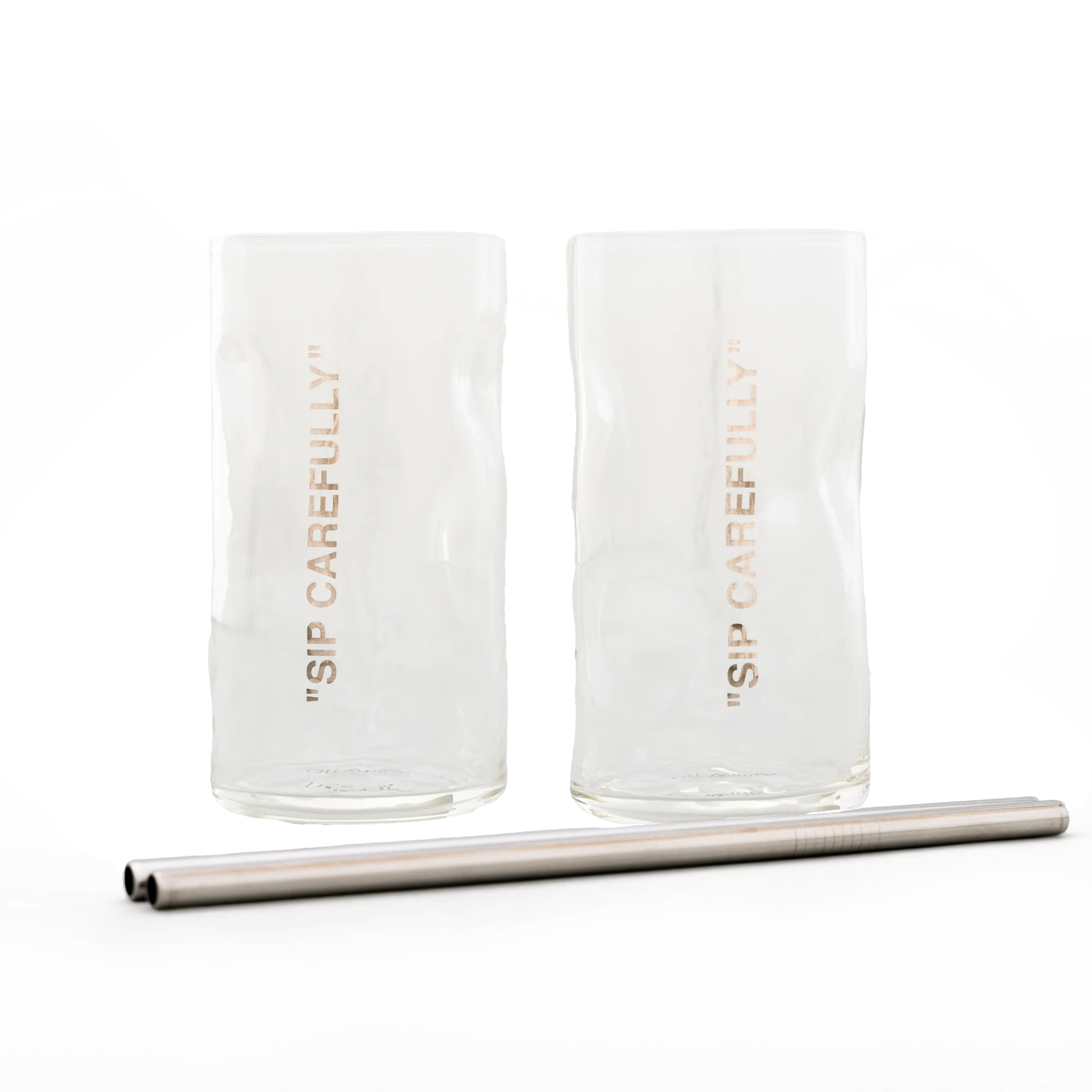 Juego De Vasos De Cóctel Off-White Home Transparente