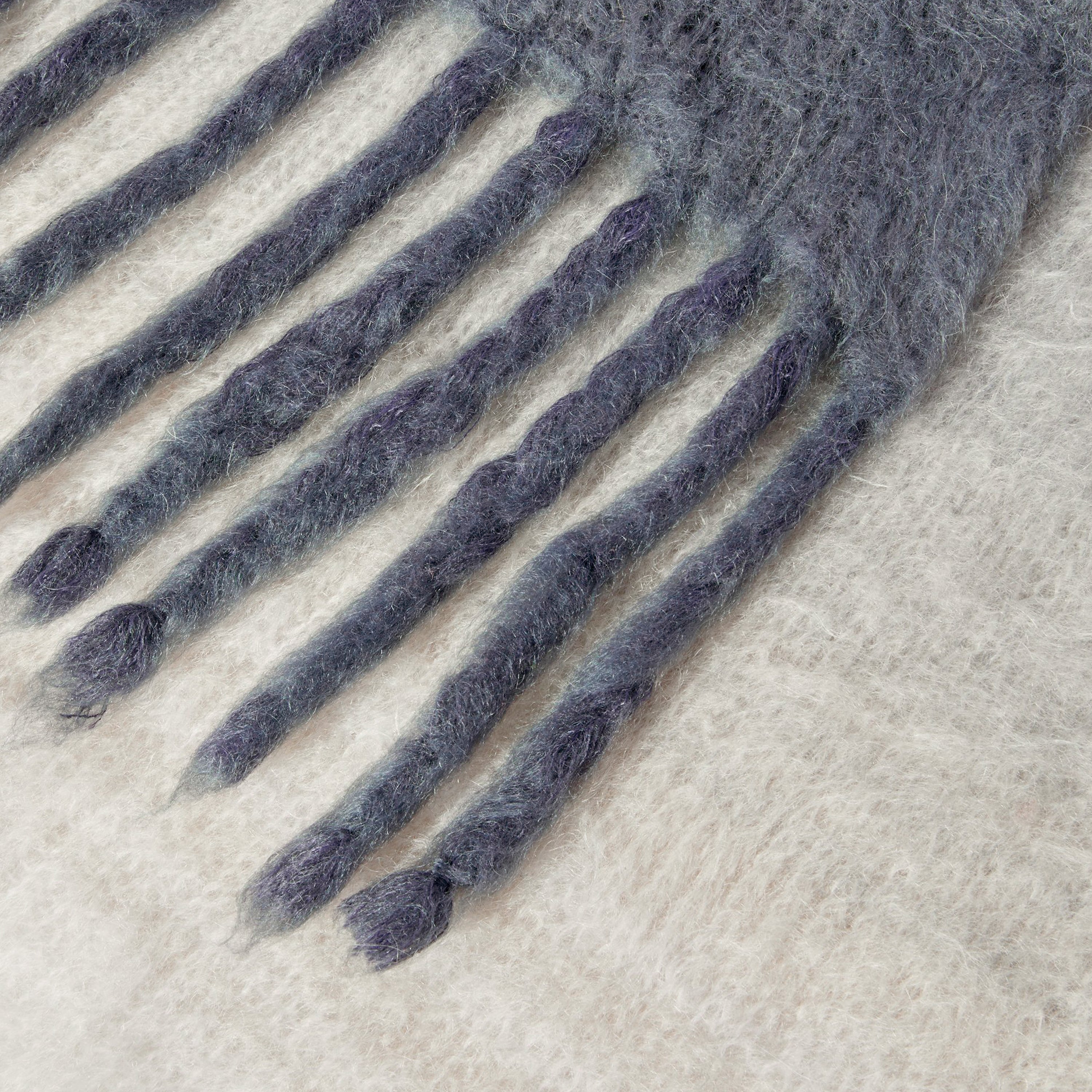 Manta Mohair Beige Azul