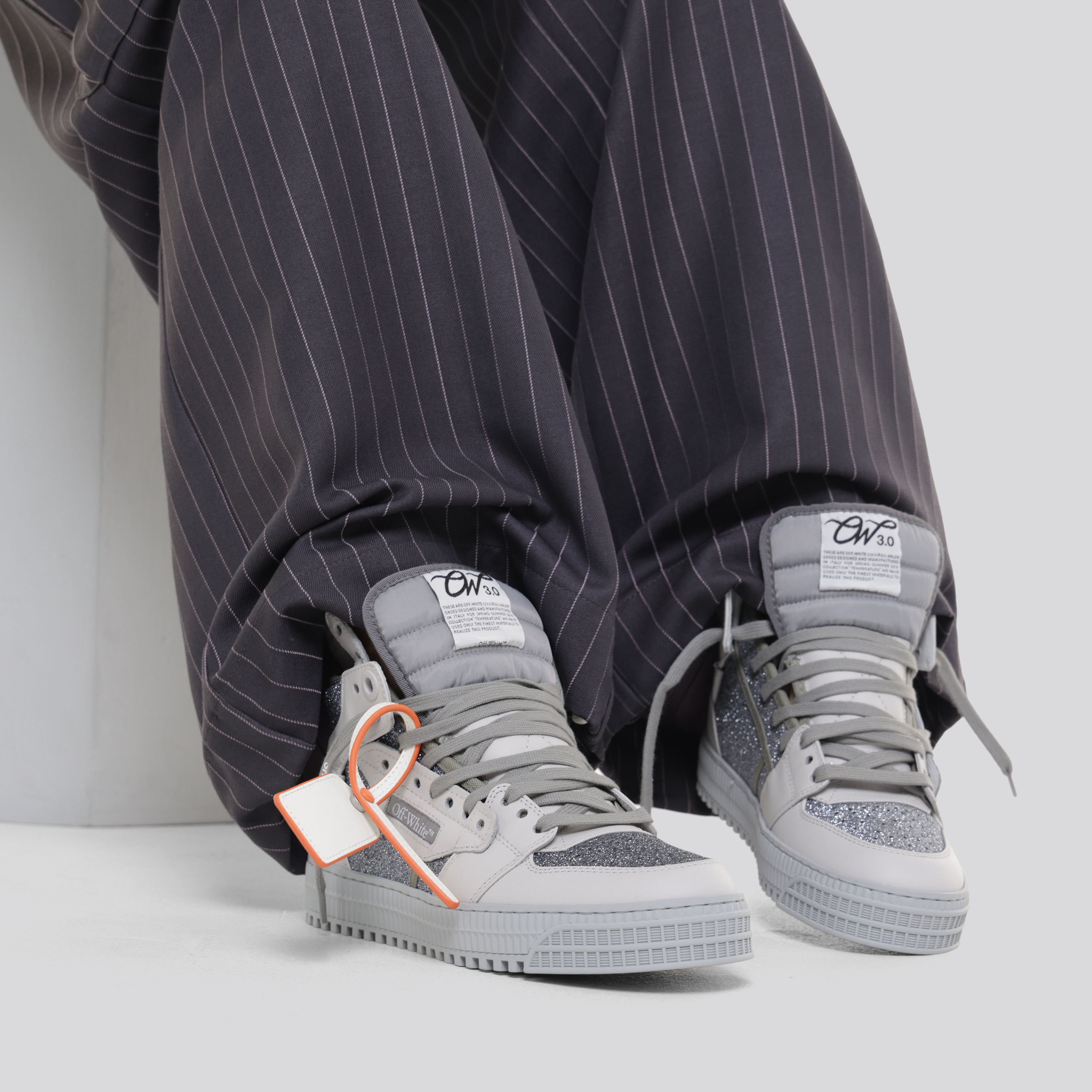 Sneakers Gris Off-White High Top 3.0 Off Court