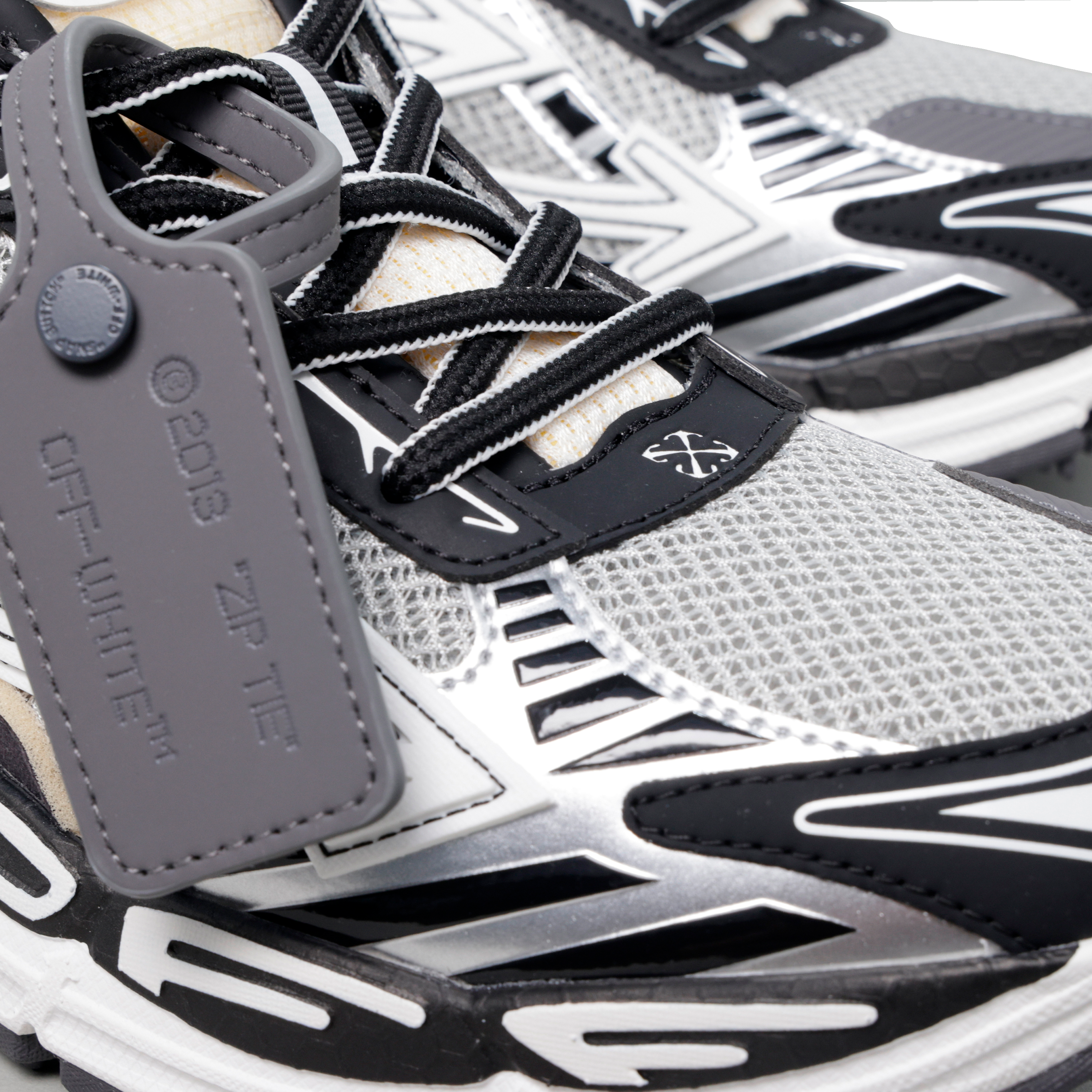 Sneakers Negro Gris Off-White Verde "Be Right Back"