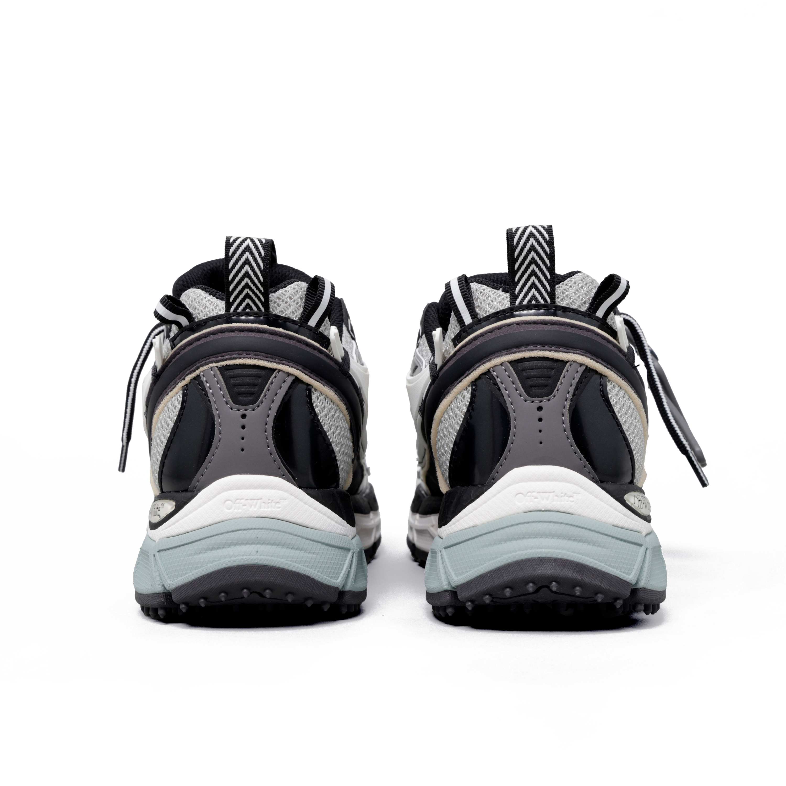 Sneakers Negro Gris Off-White Verde "Be Right Back"