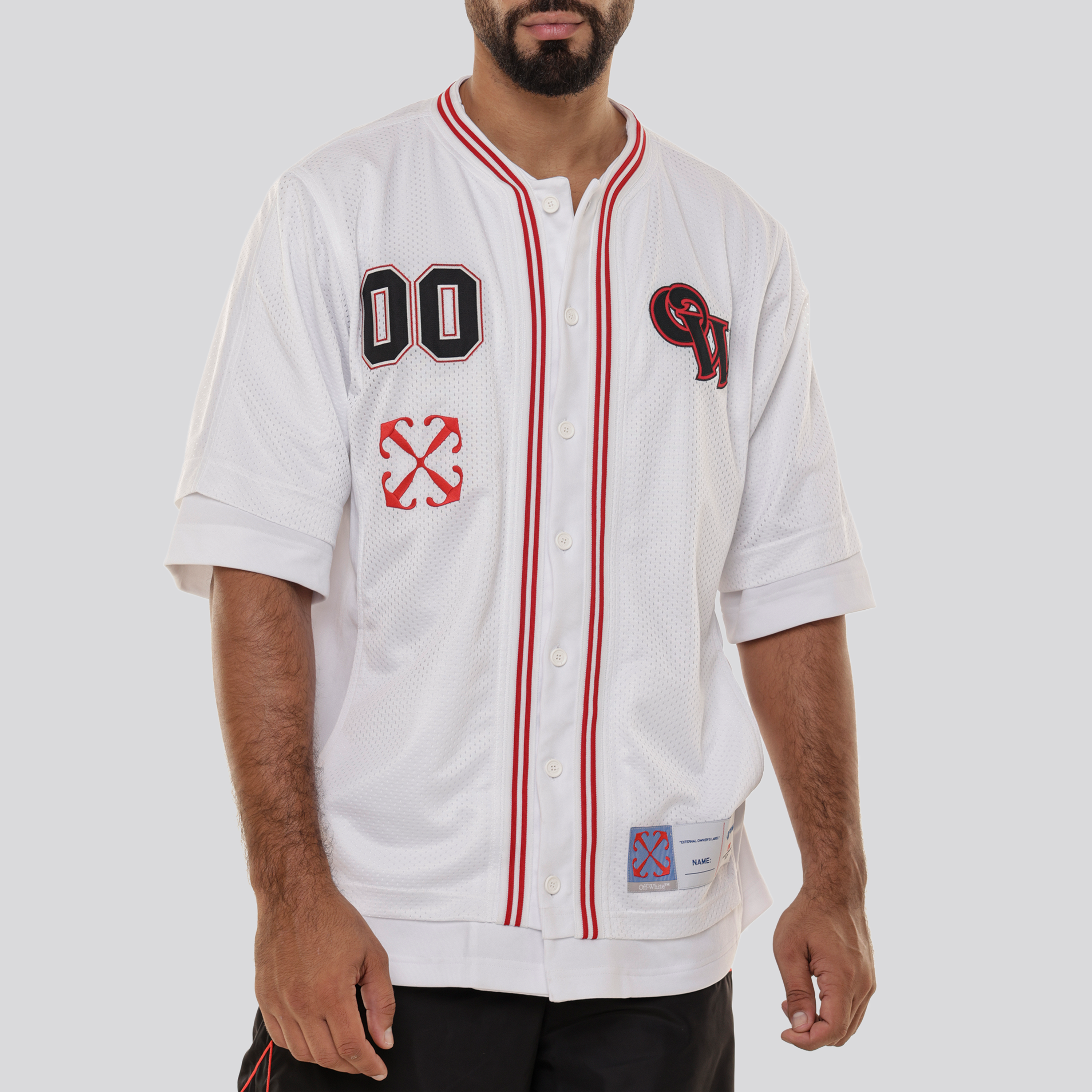 Camisa Blanca Off-White Gothic Logo