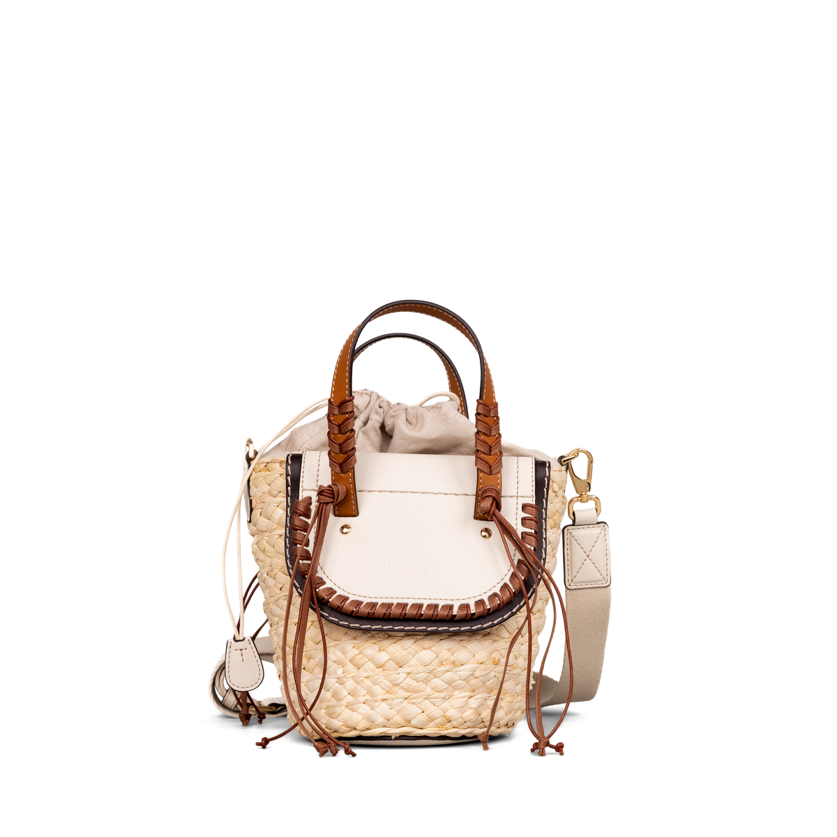 Cartera Beige Cuba Lab Habanera Cuoieria Ebony