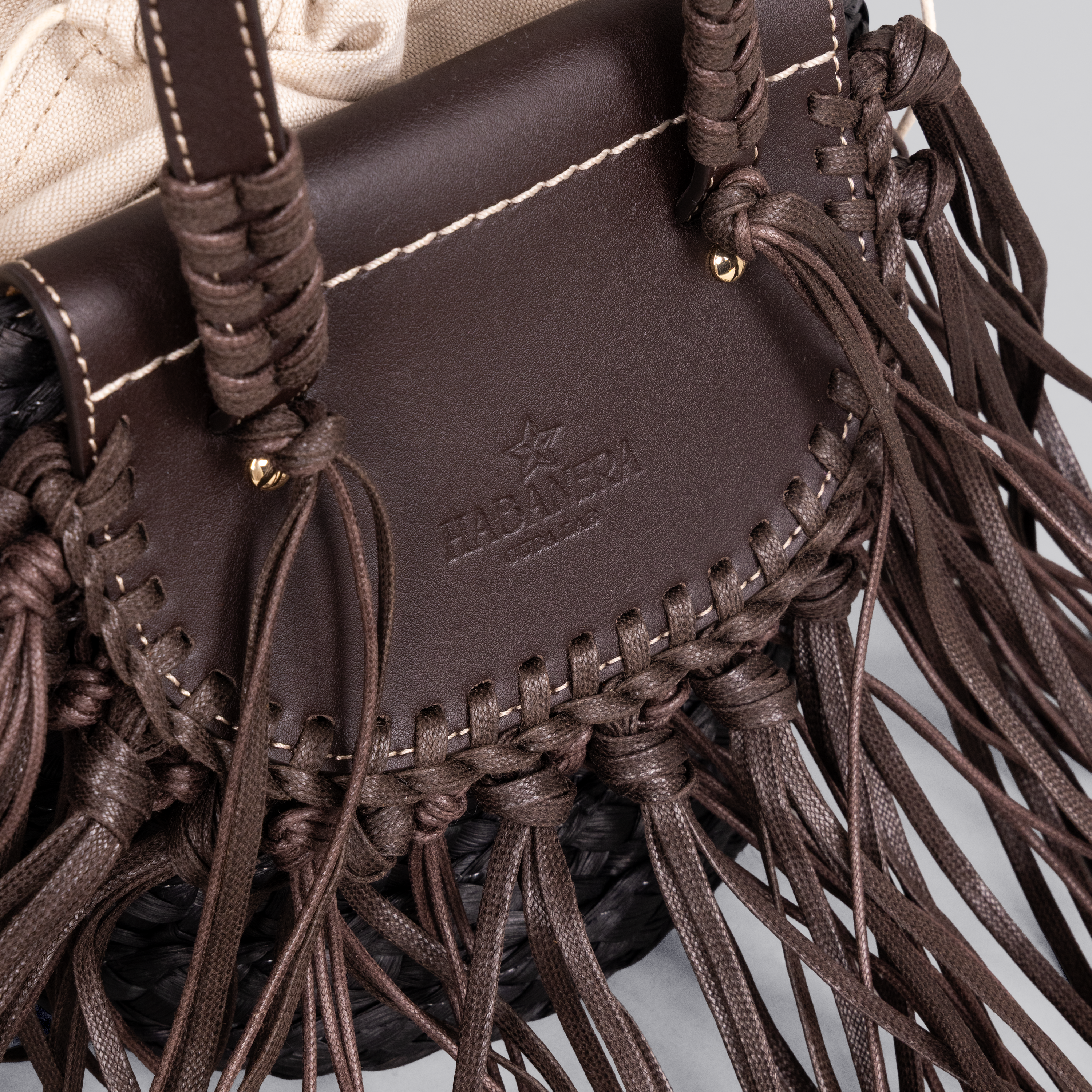 Cartera Negra Cuba Lab Habanera Fringes Ebony