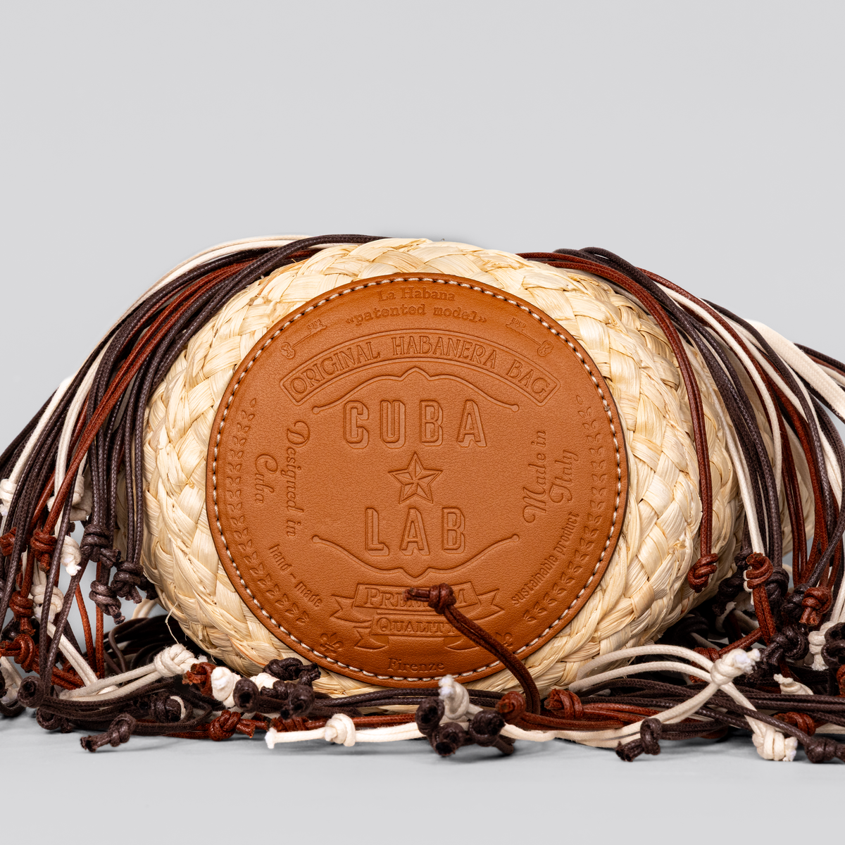 Cartera Beige Cuba Lab Habanera Fringes Pain Brule