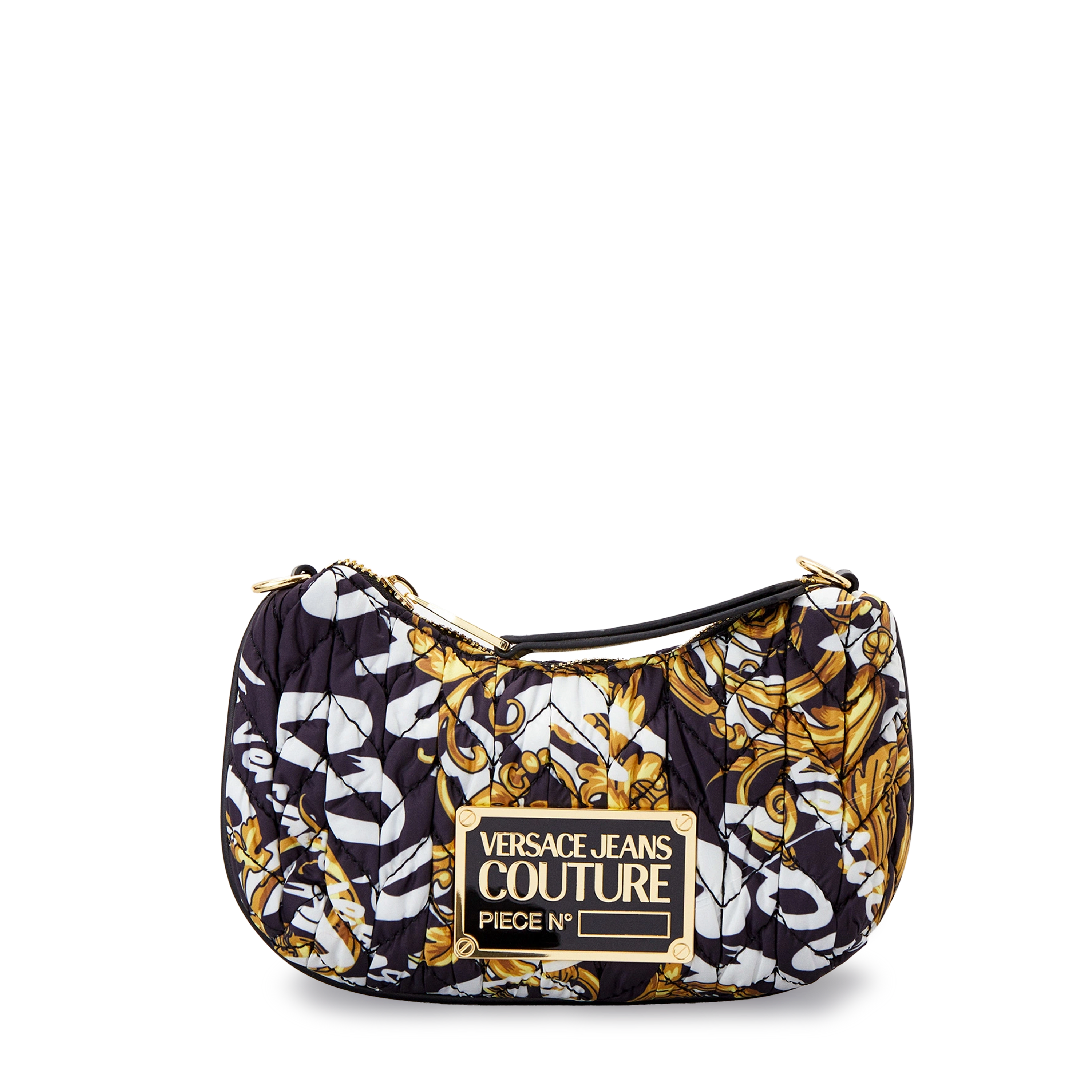 Cartera Negra Versace Jeans Couture Plaque