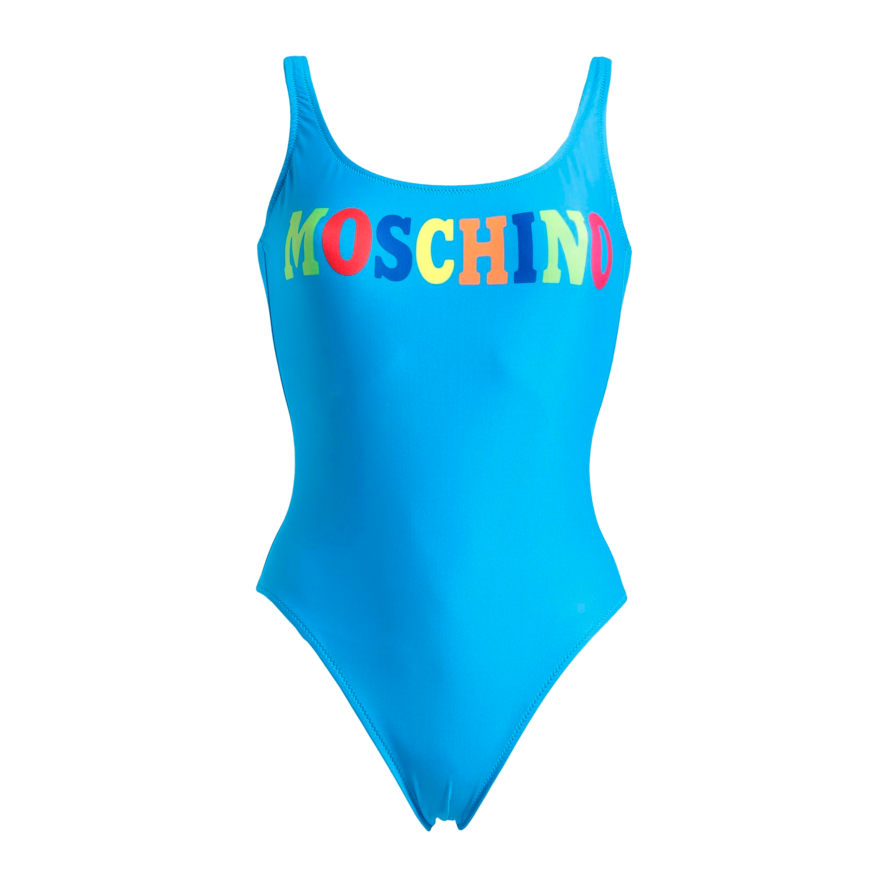 Body Azul Moschino Multicolor Logo