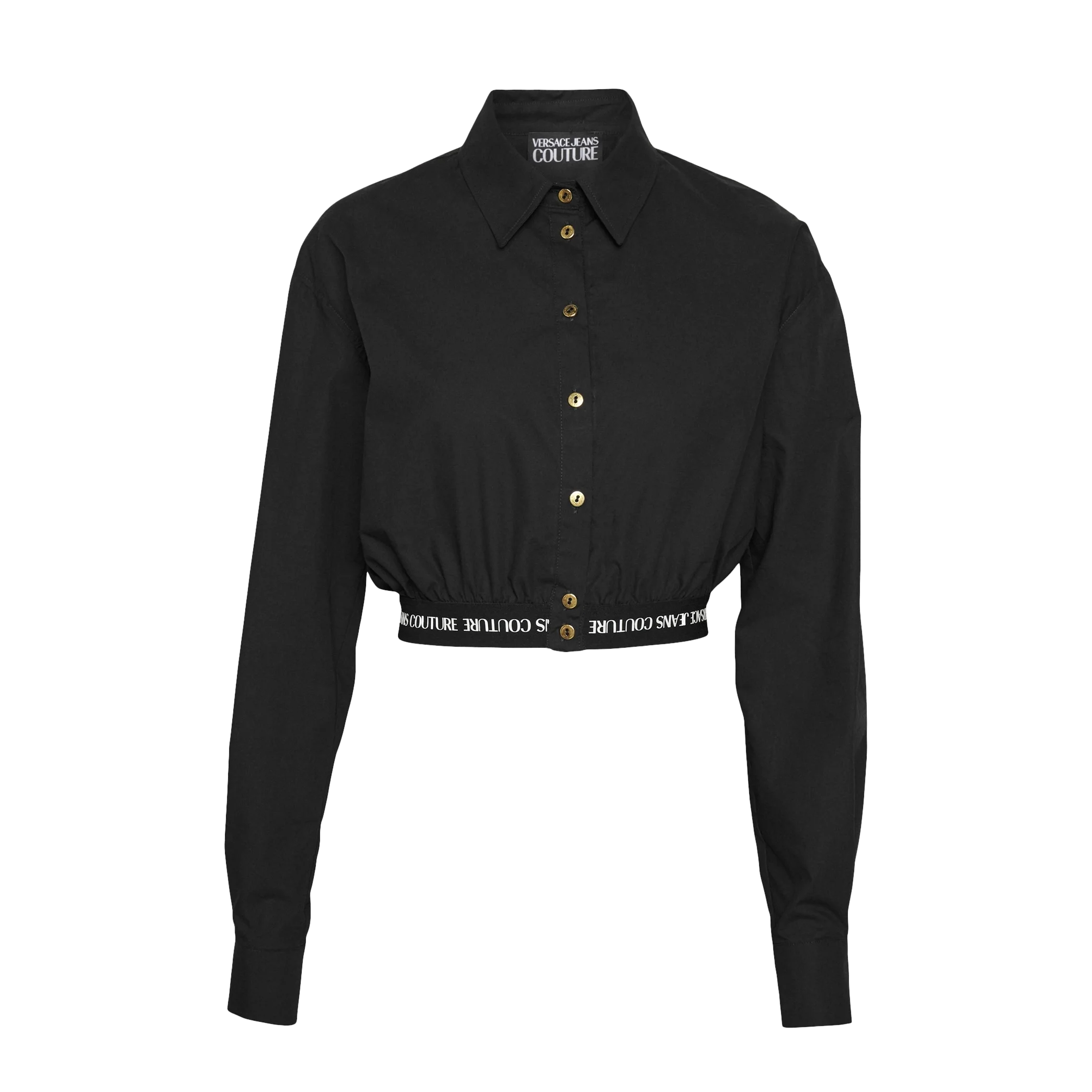 Camisa Negra Versace Jeans Couture Band Logo