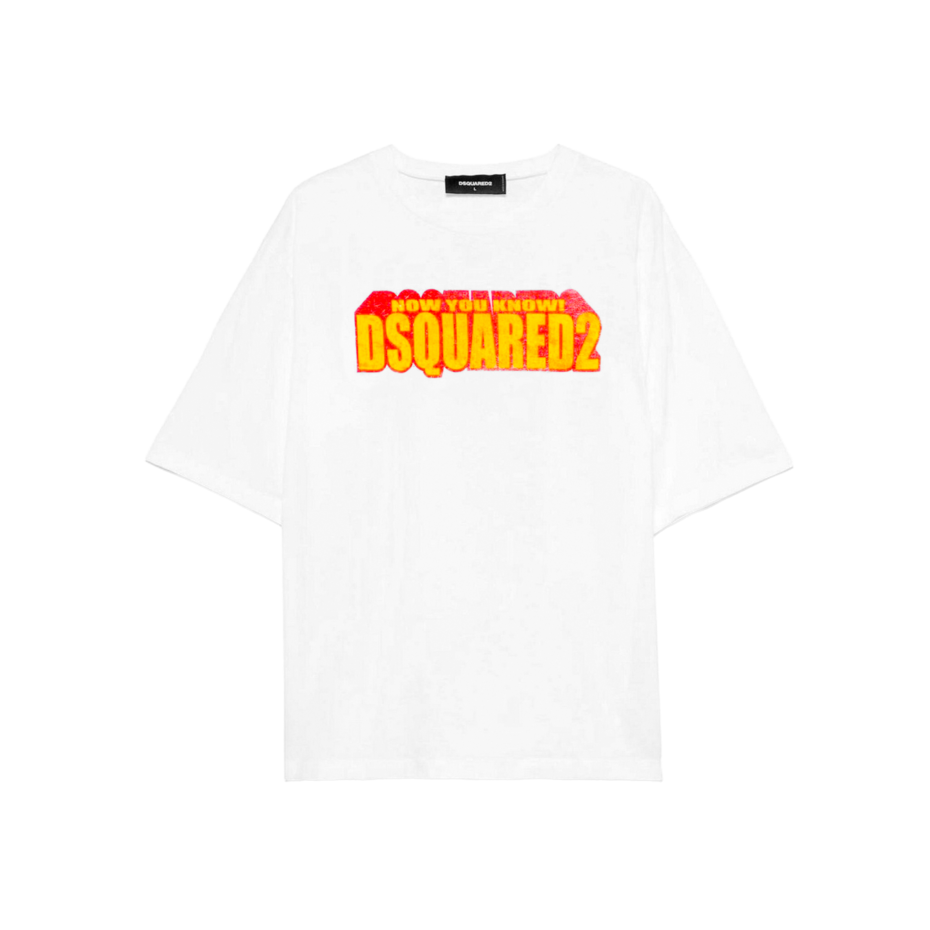 Camiseta Blanca Dsquared2 3D