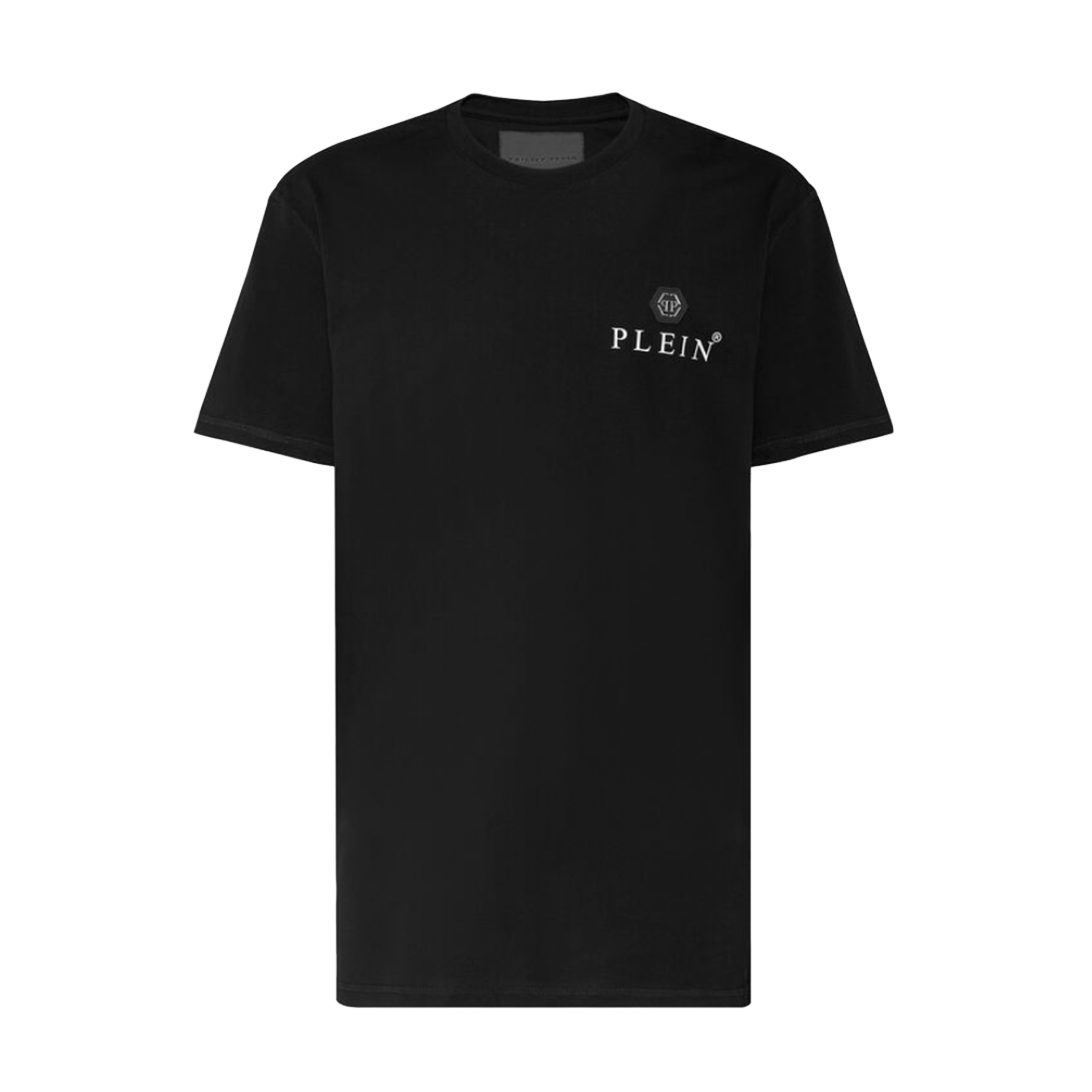 Camiseta Negra Philipp Plein Blur Signature
