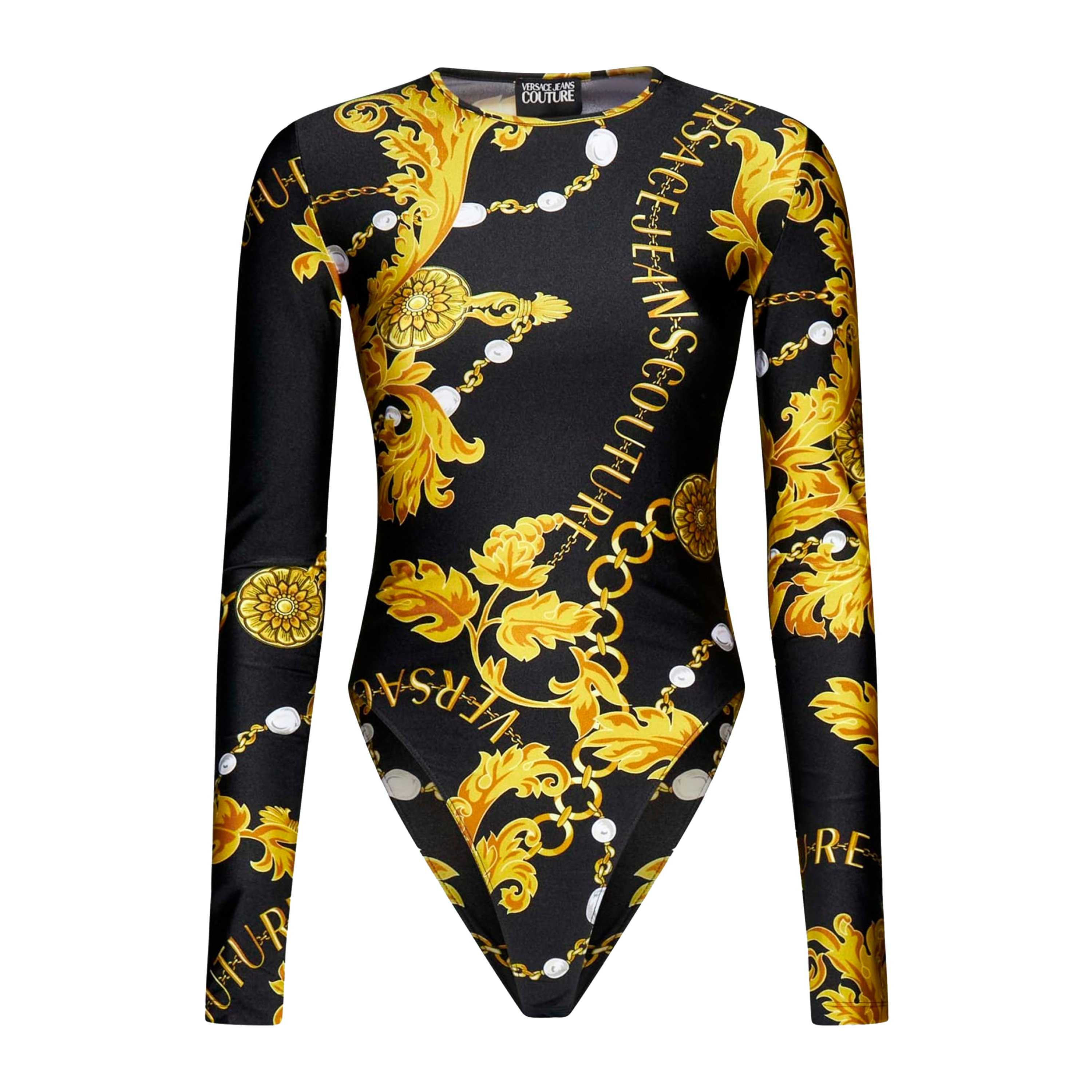 Top Negro Versace Jeans Couture Baroque