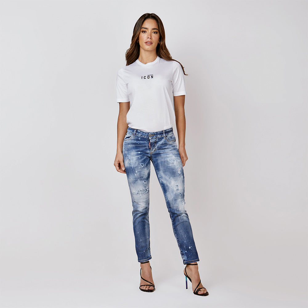 Jeans Denim Dsquared2 Jennifer Cropper Fabuloso