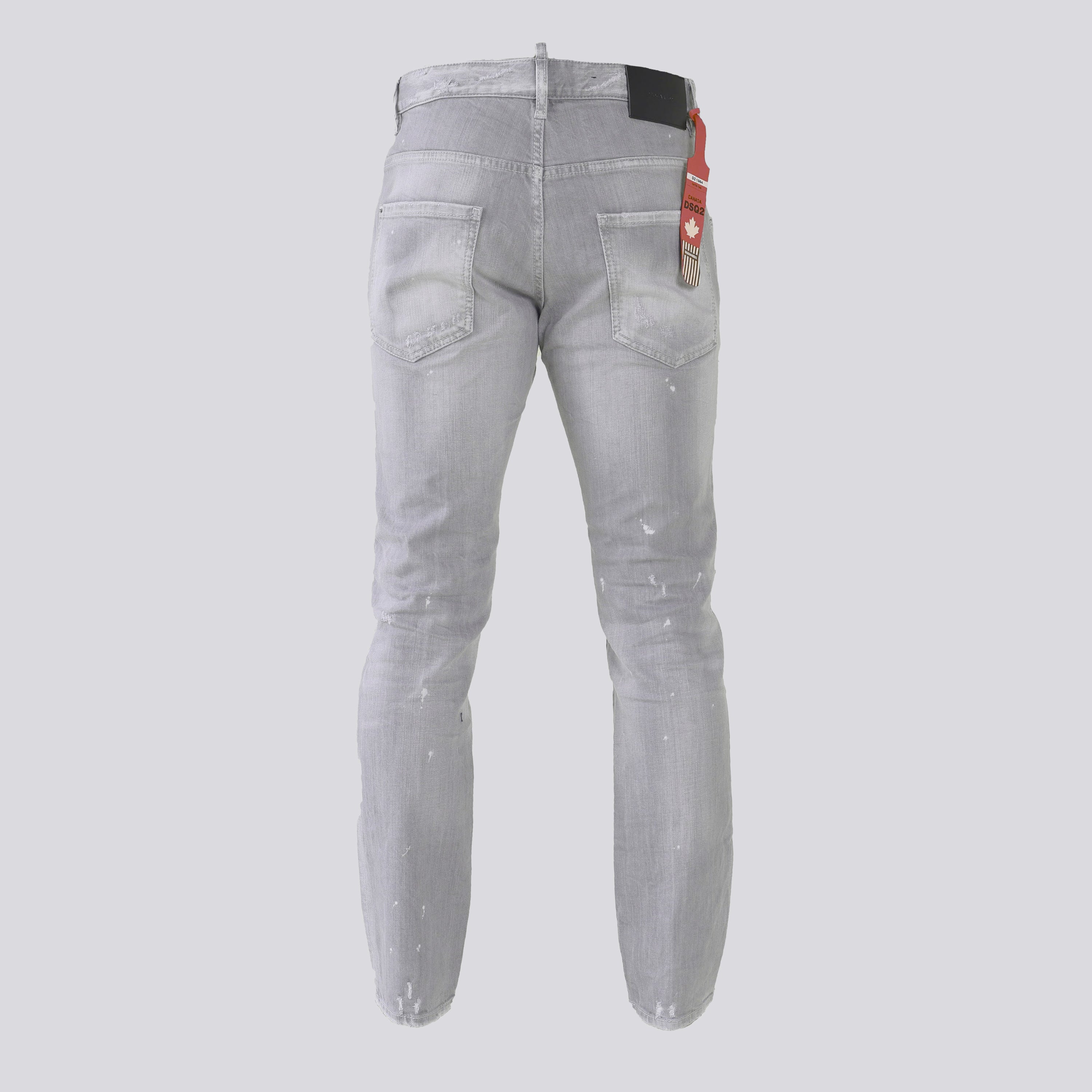 Jeans Gris Dsquared2 Skater Double Patch
