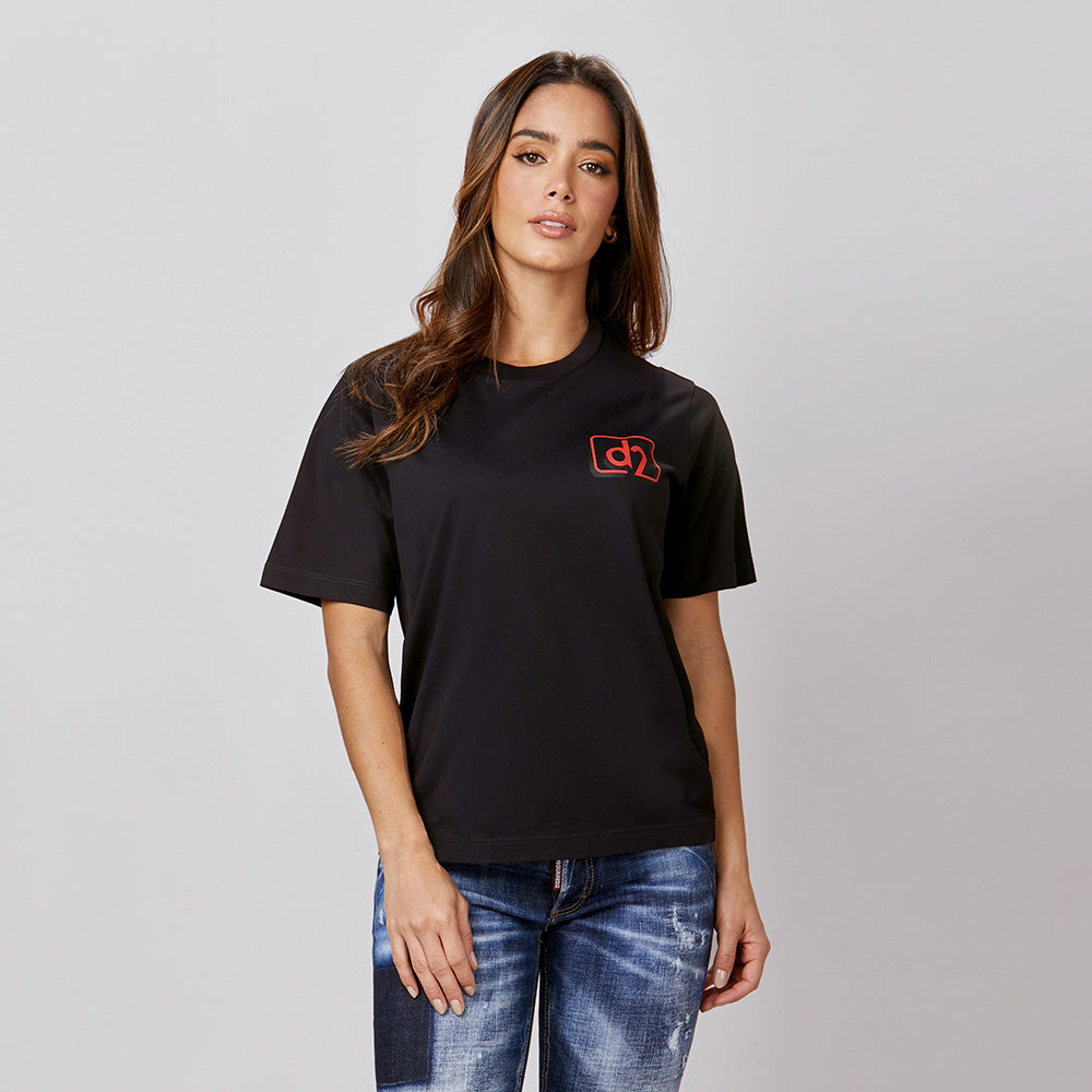 Camiseta Negra Dsquared2 D2 W