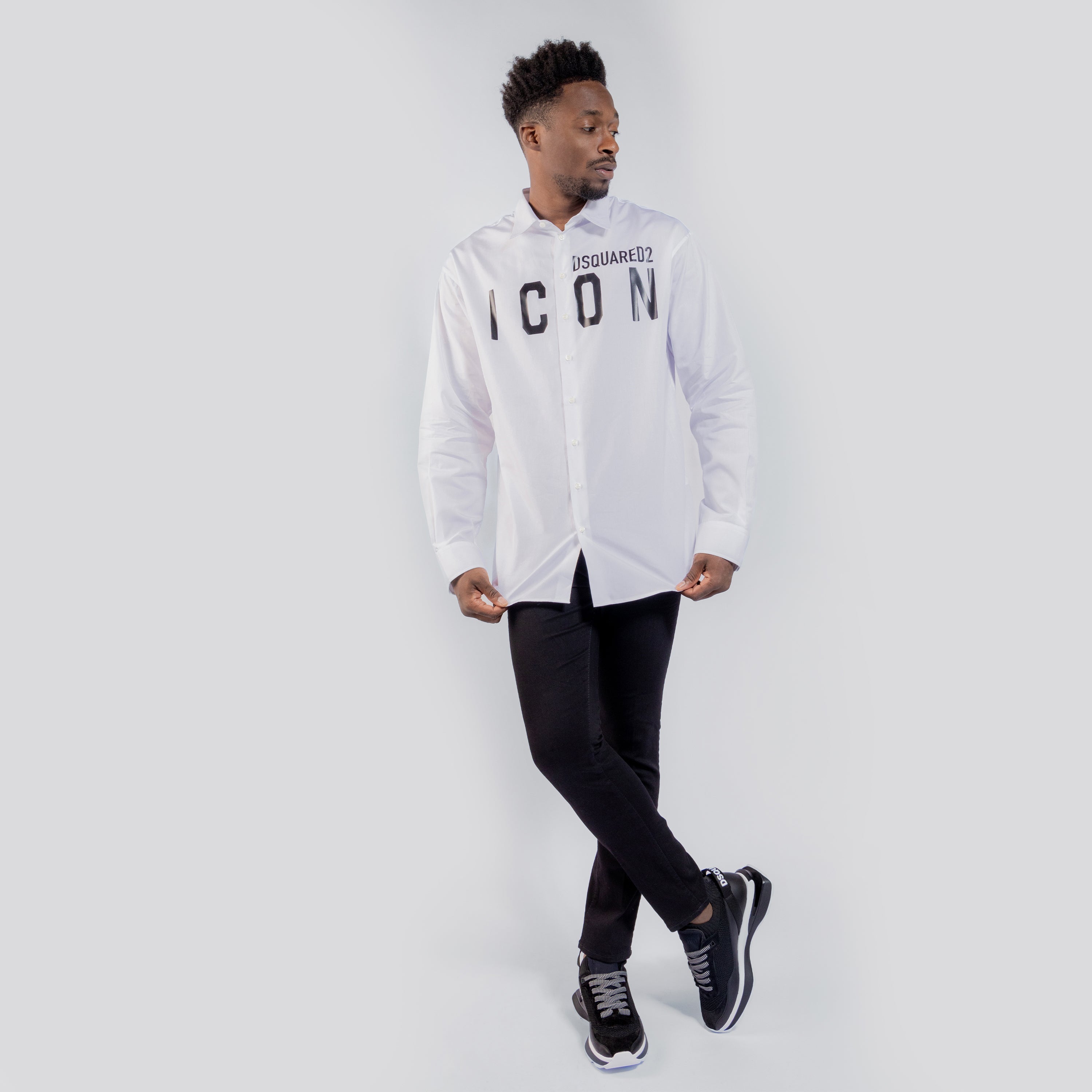 Jeans Negro Dsquared2 Skater Bull