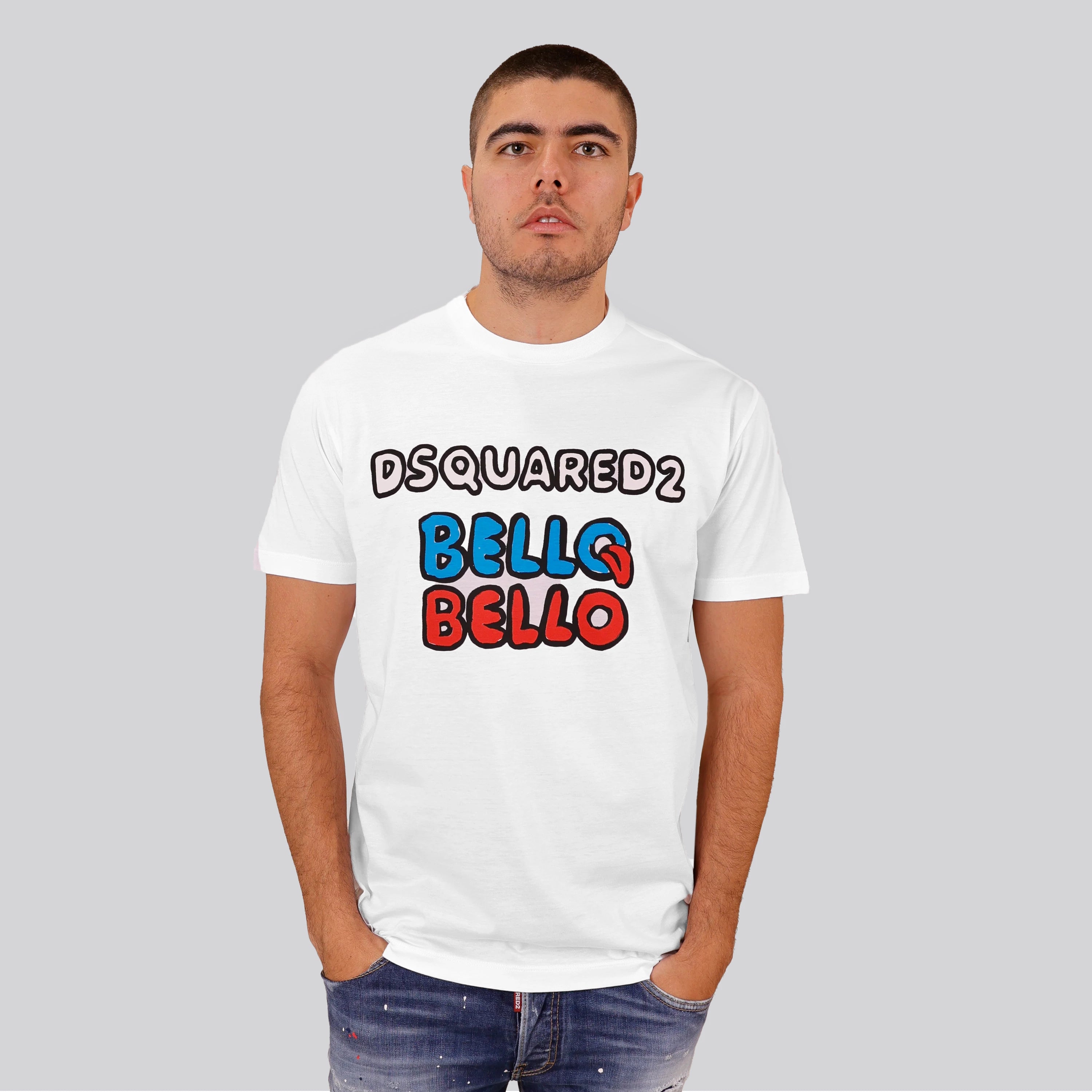 Camiseta Blanca Dsquared2 Bello Bello