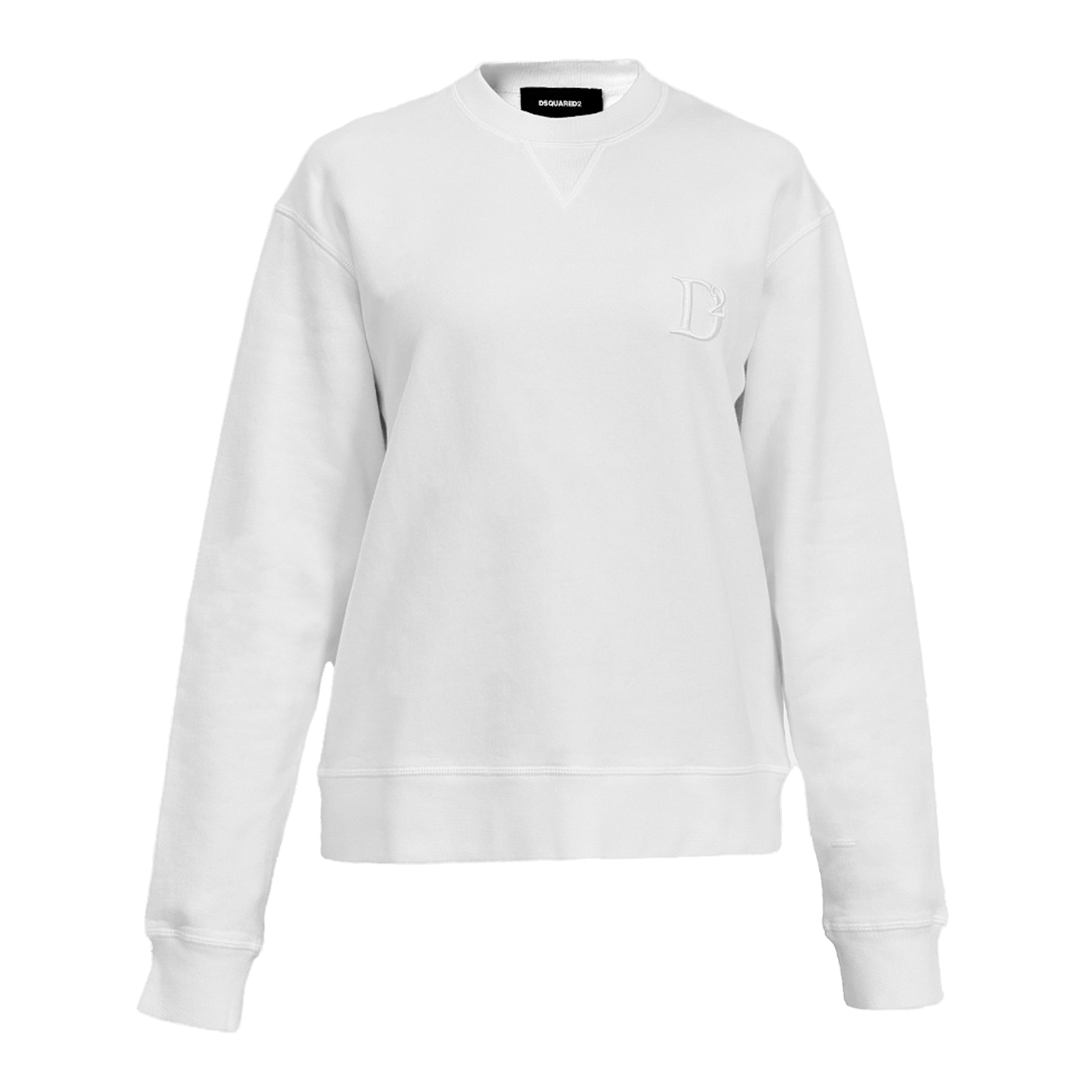 Buzo Blanco Blanco Dsquared2 D2 Logo