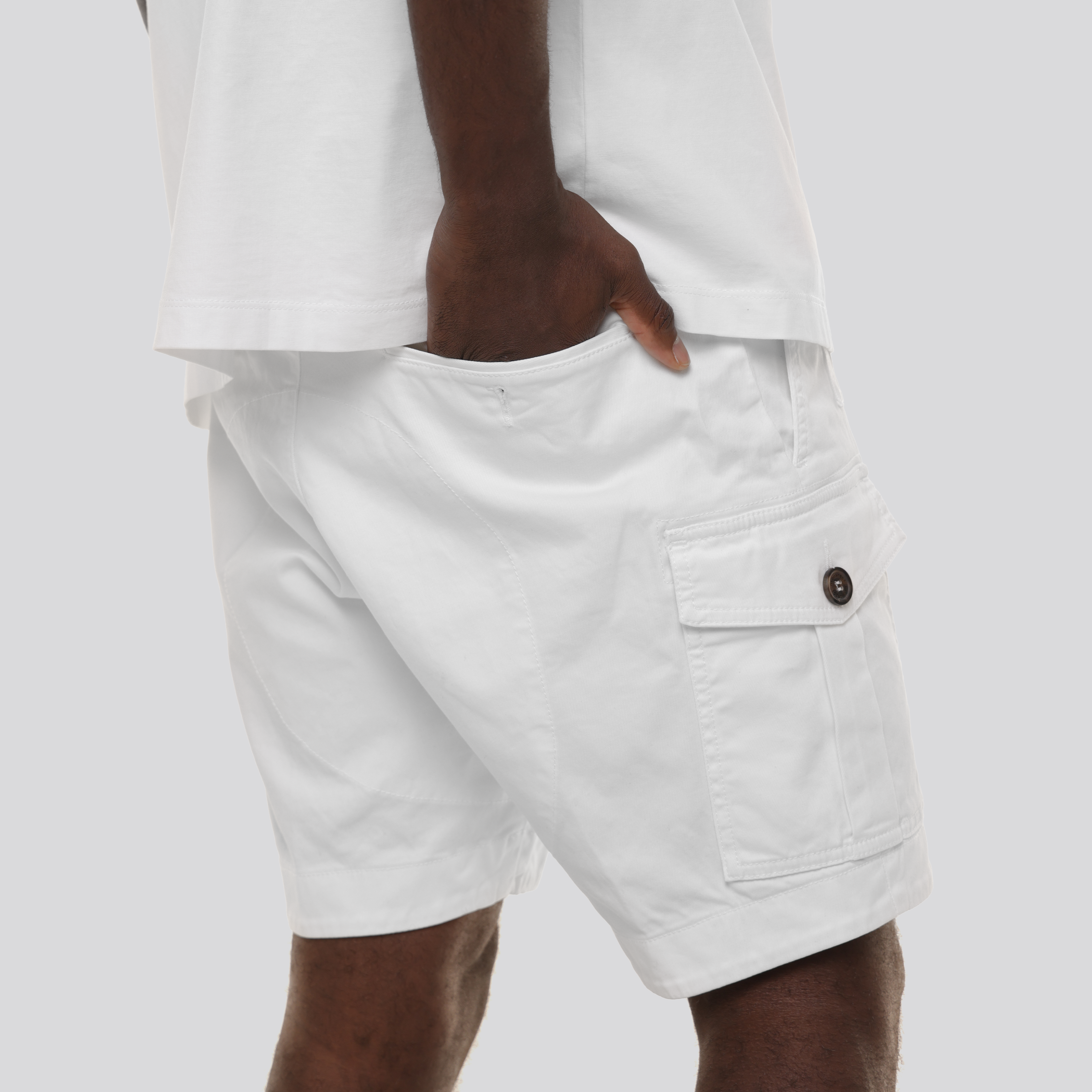 Shorts Blanco Dsquared2 Multipockets