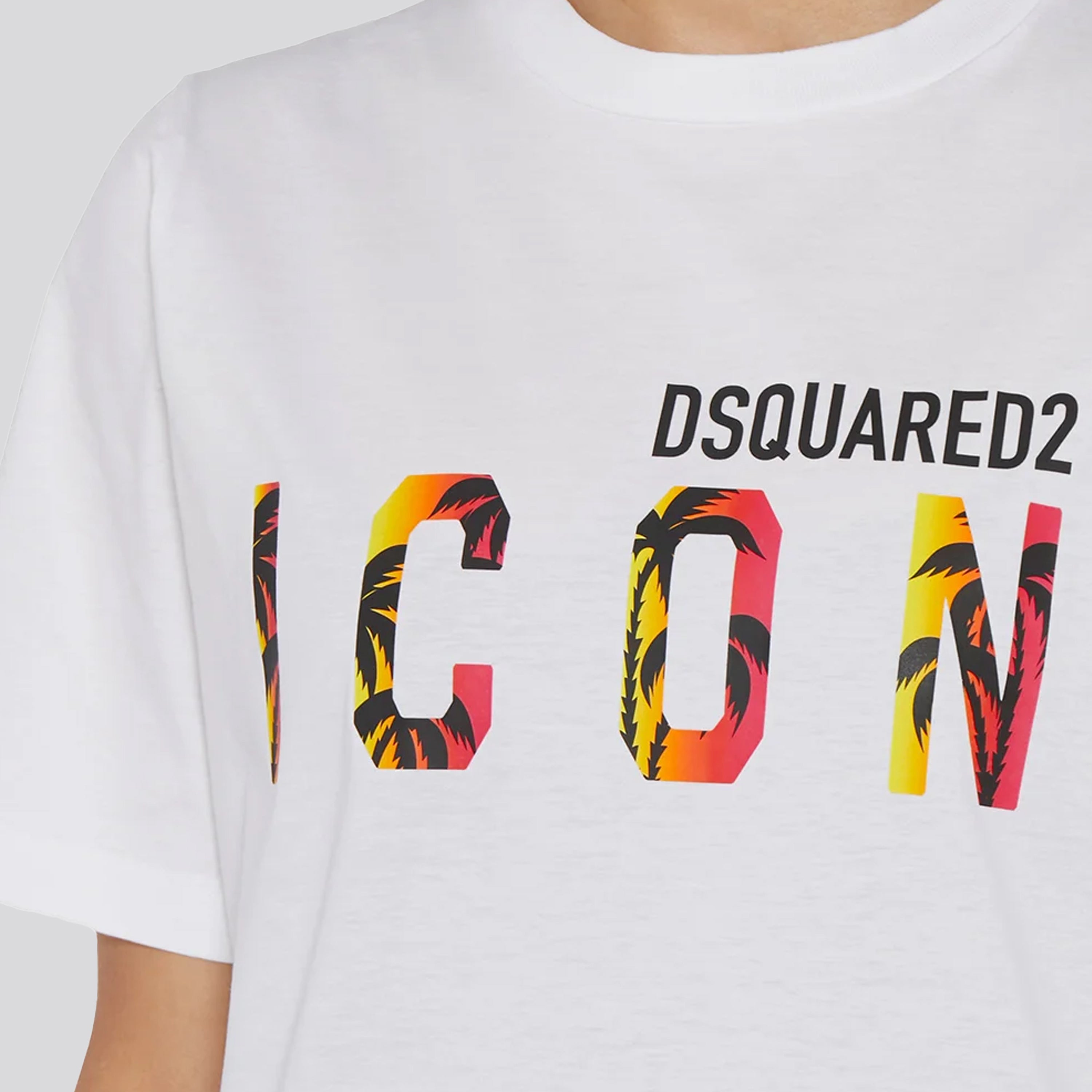 Camiseta Blanca Dsquared2 Icon