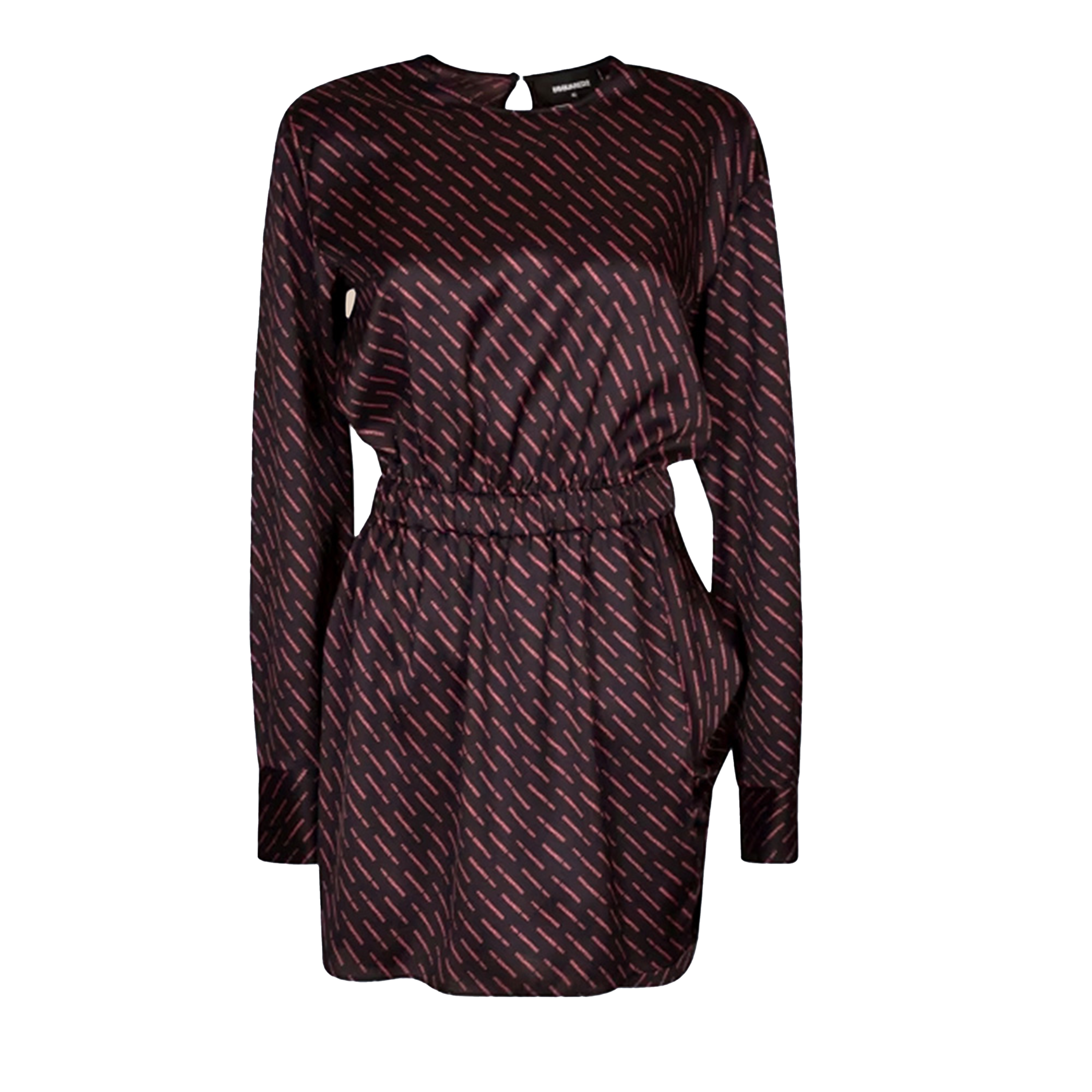 Vestido Negro Dsquared2 Multilogo