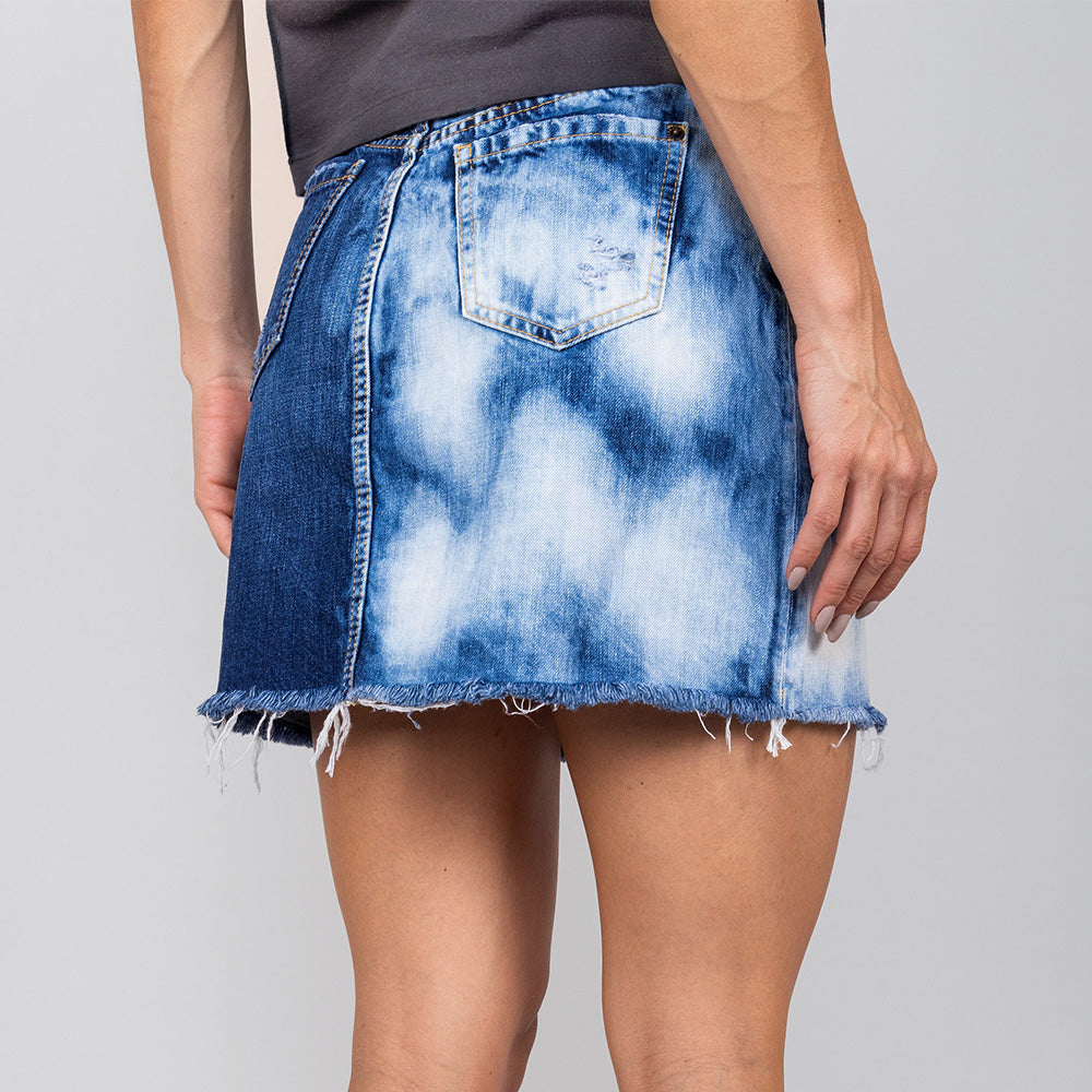 Falda Denim Dsquared2 Double Blue