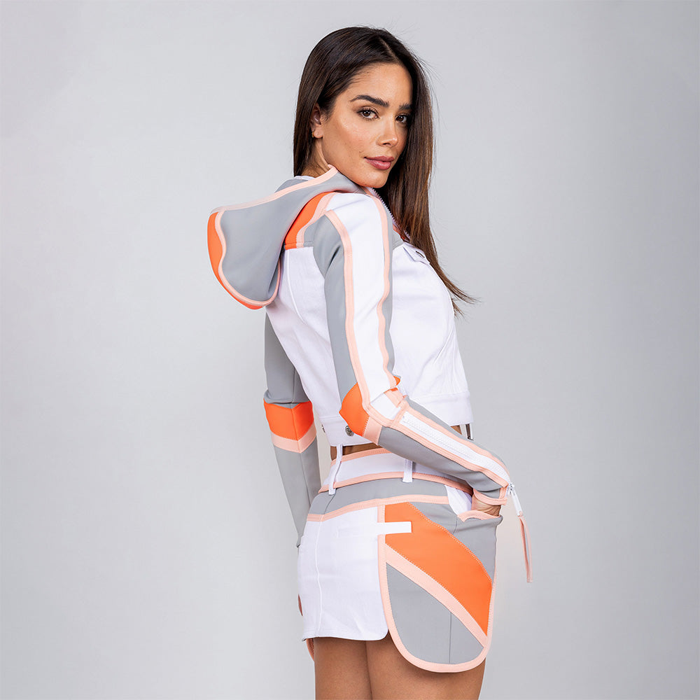 Chaqueta Blanca Dsquared2 Naranja Dsquared2