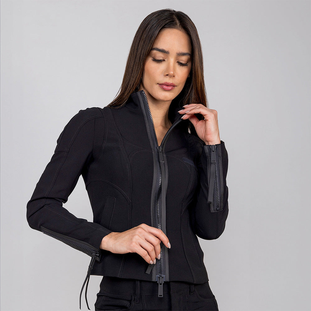 Chaqueta Negra Dsquared2 Negro Super Skinny