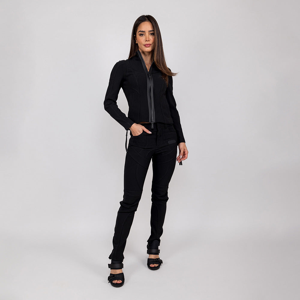 Pantalón Negro Dsquared2 Negro Super Skinny