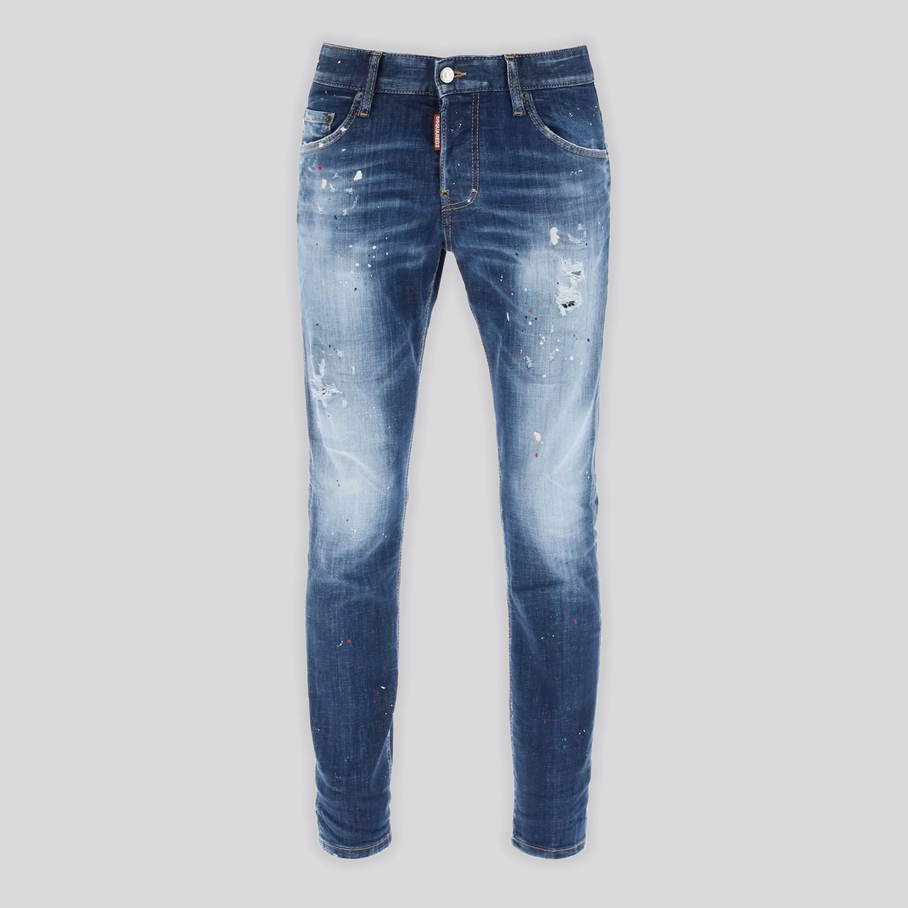 Jeans Denim Dsquared2 Skater Paint Splatter