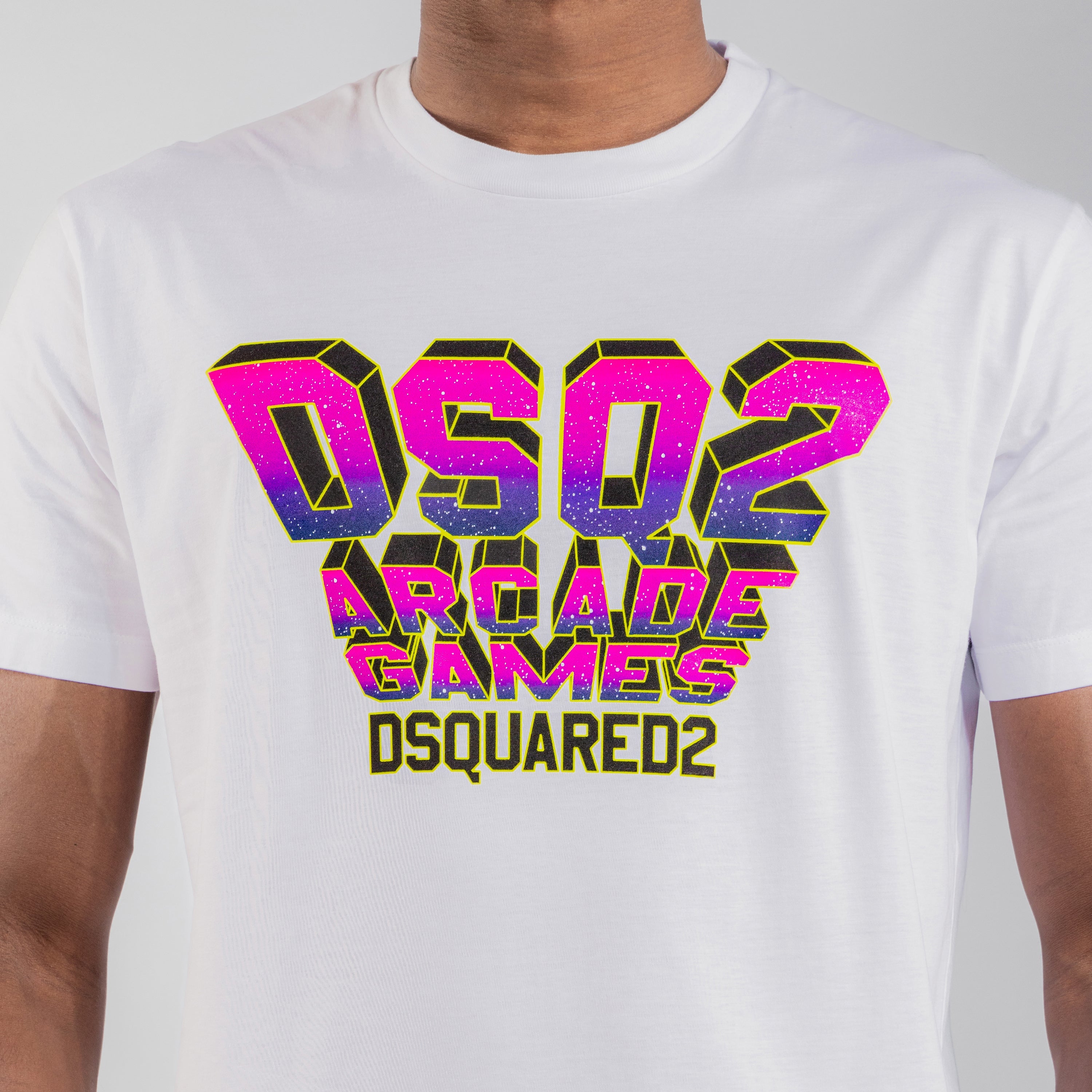 Camiseta Blanca Dsquared2 Arcade Games