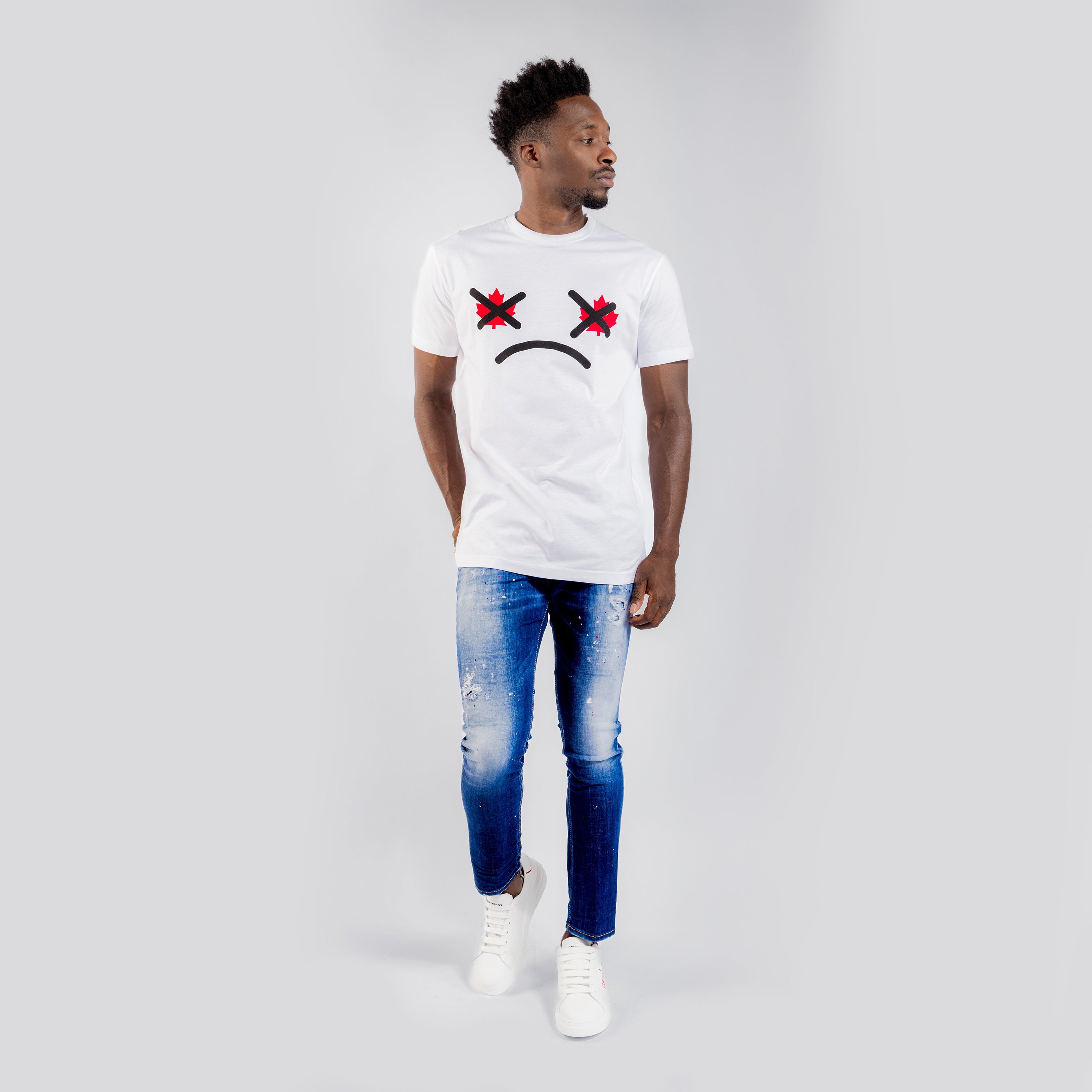 Camiseta Blanca Dsquared2 Graphic X