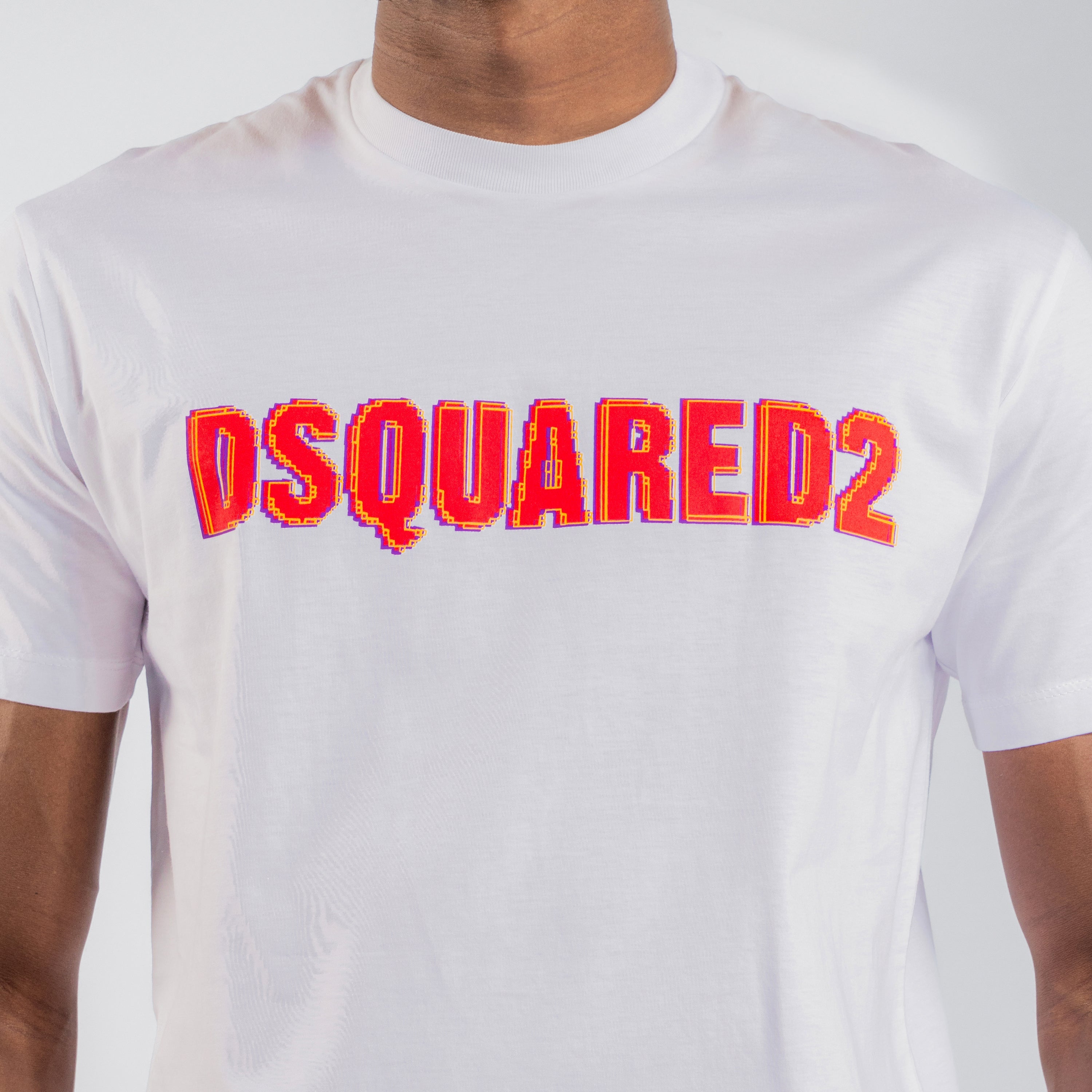 Camiseta Blanca Dsquared2 Red Logo