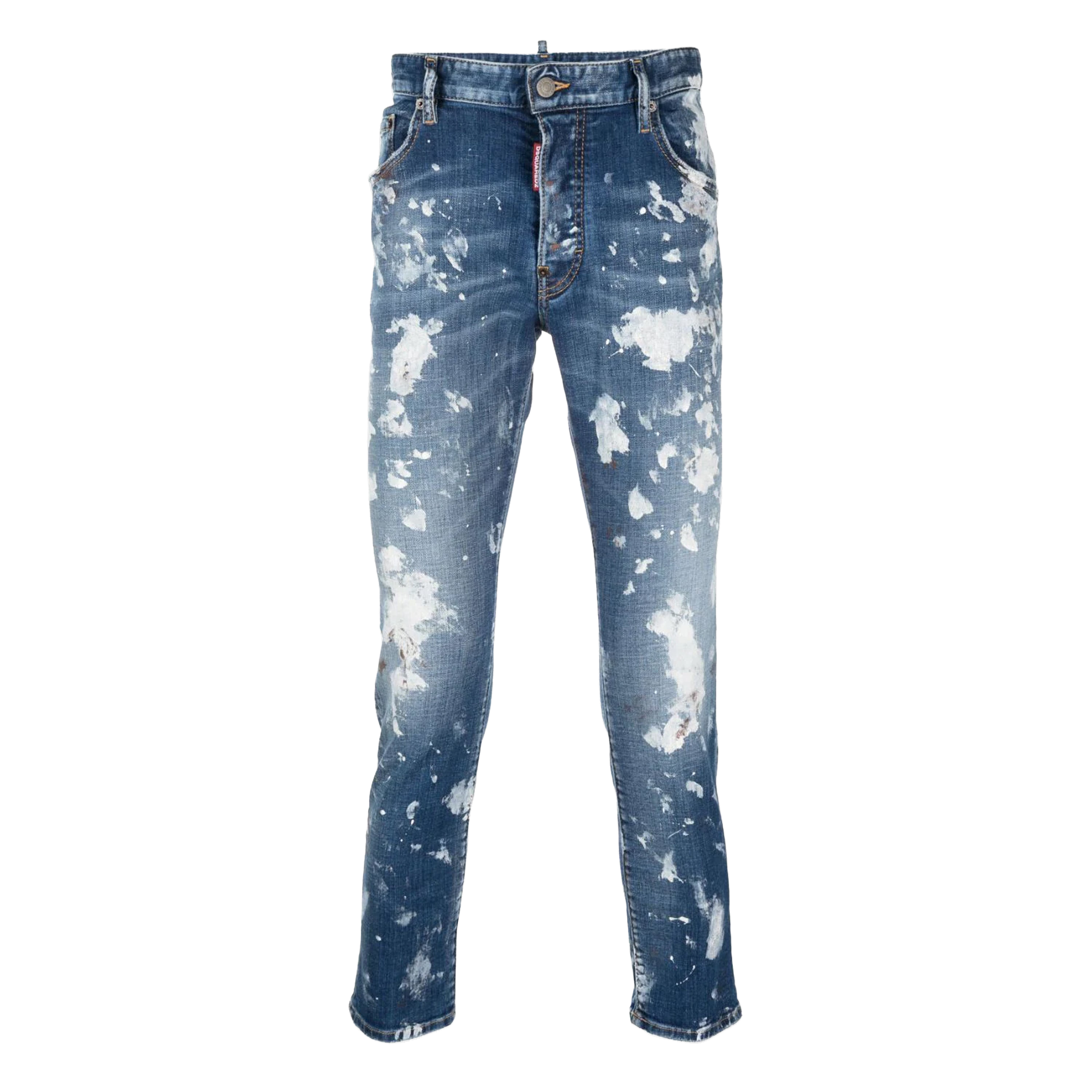 Jeans Denim Dsquared2 Skater Brown Paint