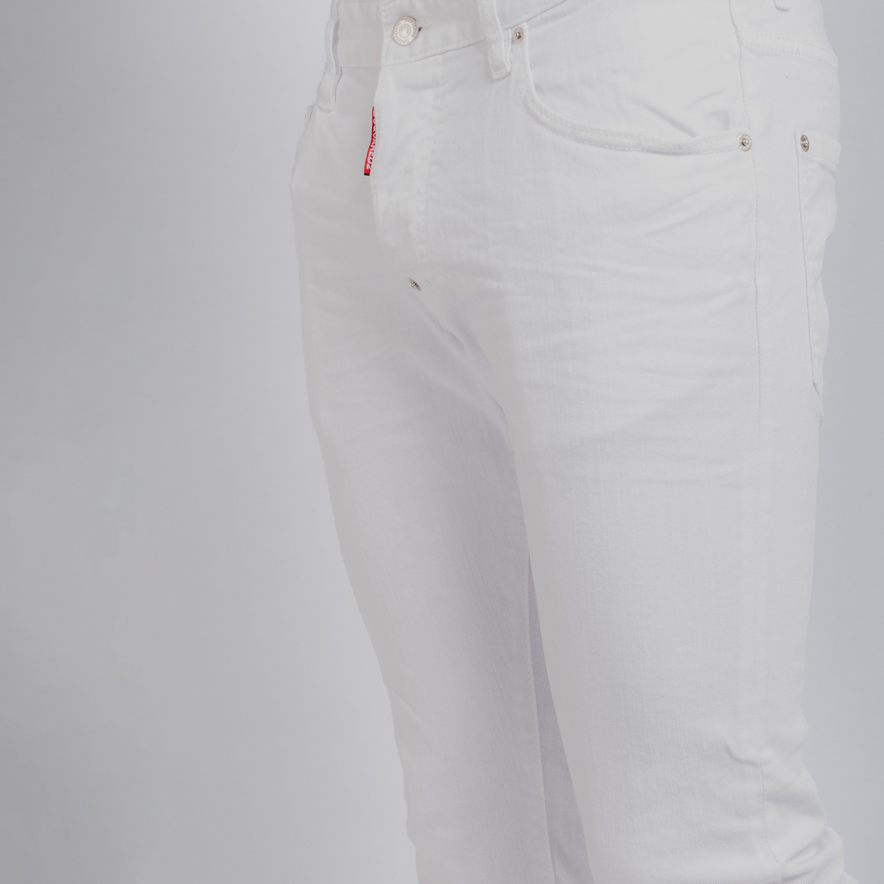 Jeans Blanco Dsquared2 Skater Bull