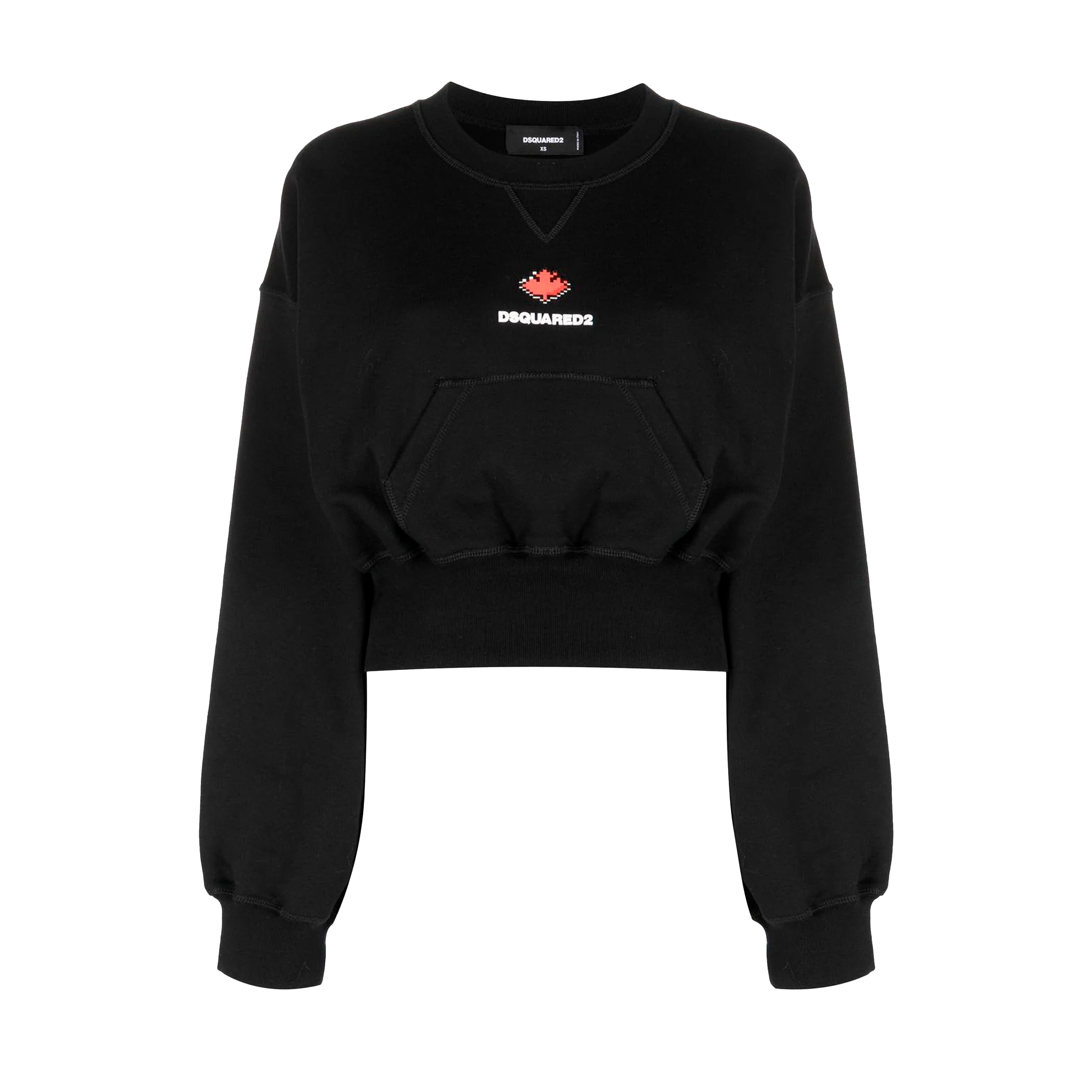 Buzo Negro Dsquared2 Leaf