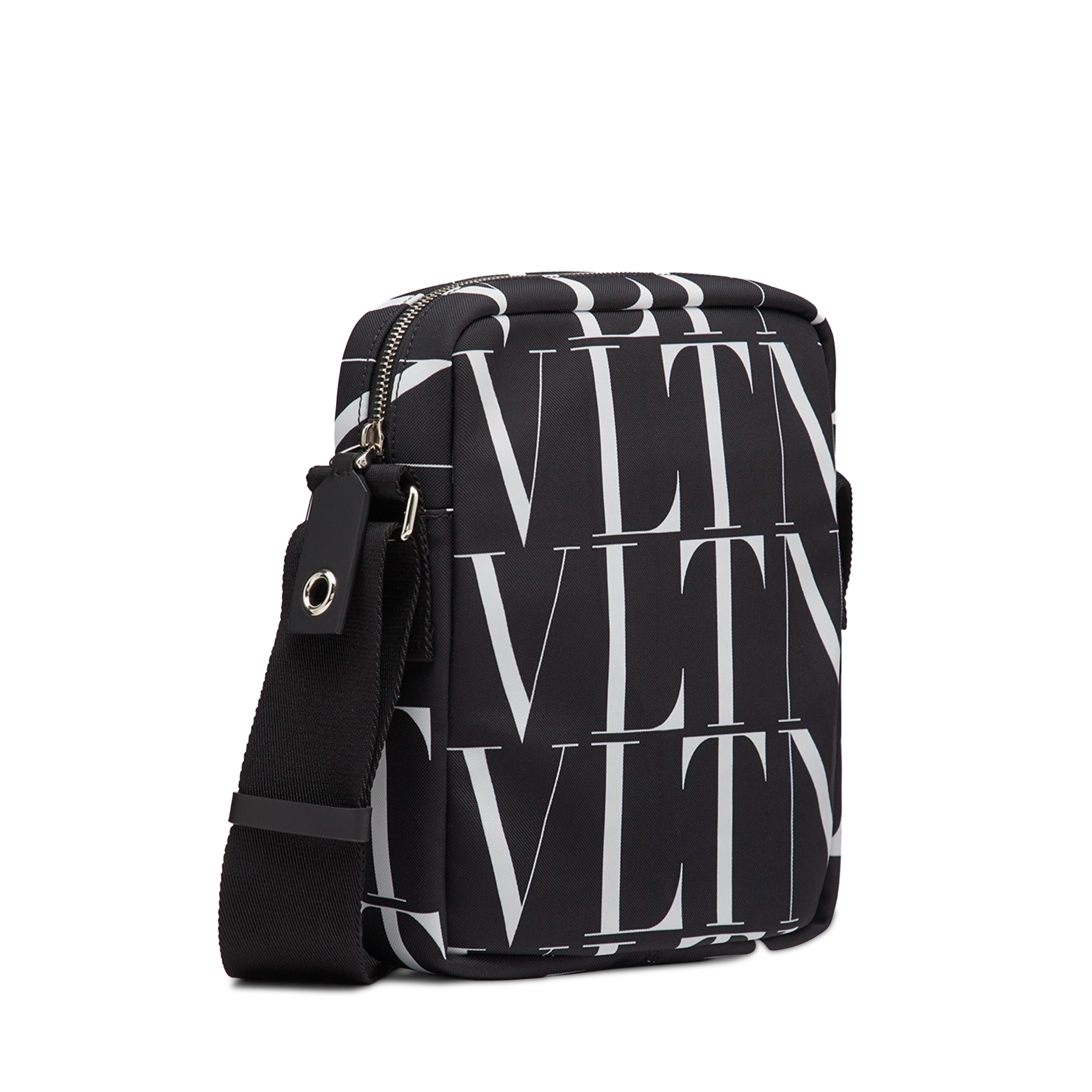 Bolso Negro Valentino Belt Bag Vltn Monogram