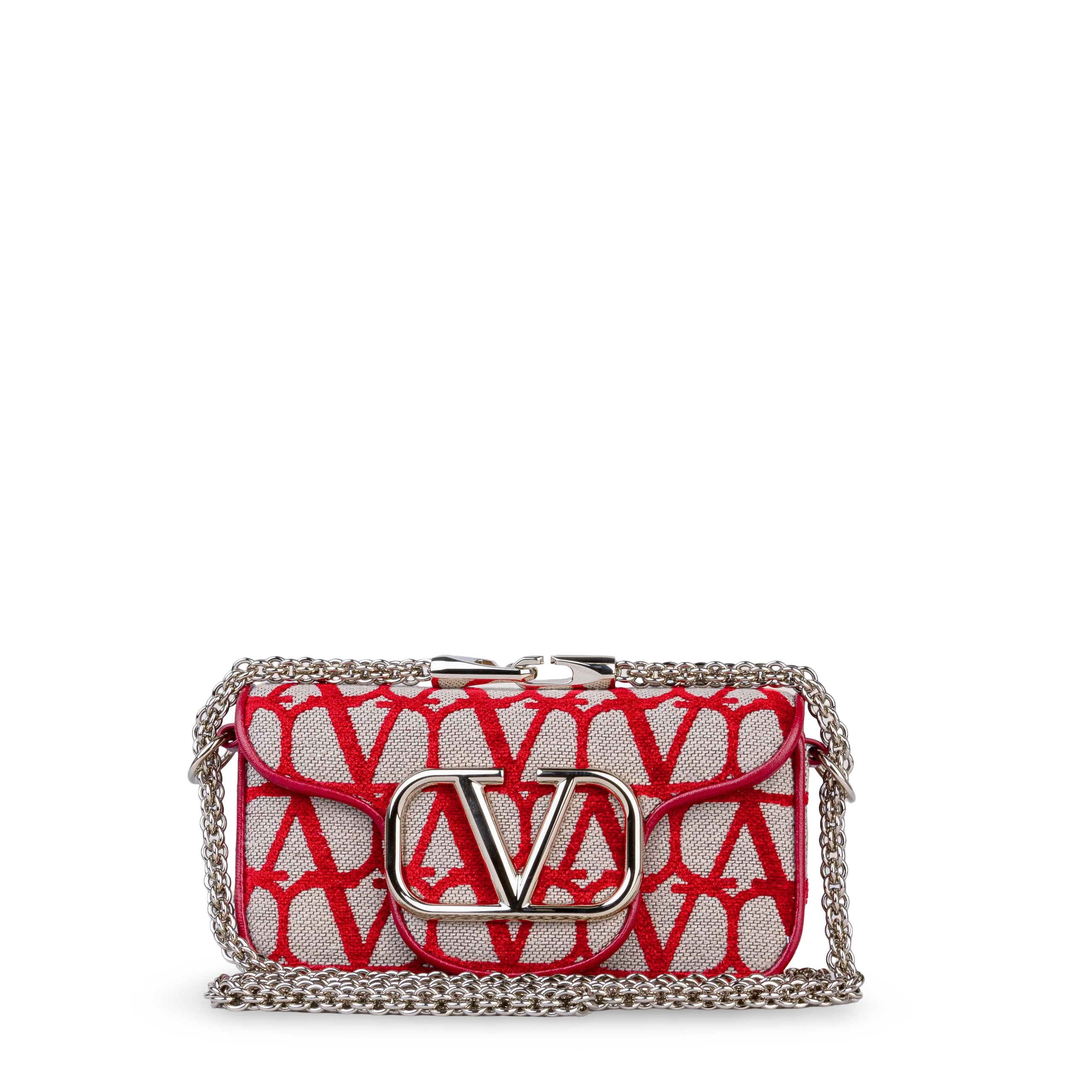 Cartera Beige Valentino Red Medium Iconographe Shoulder