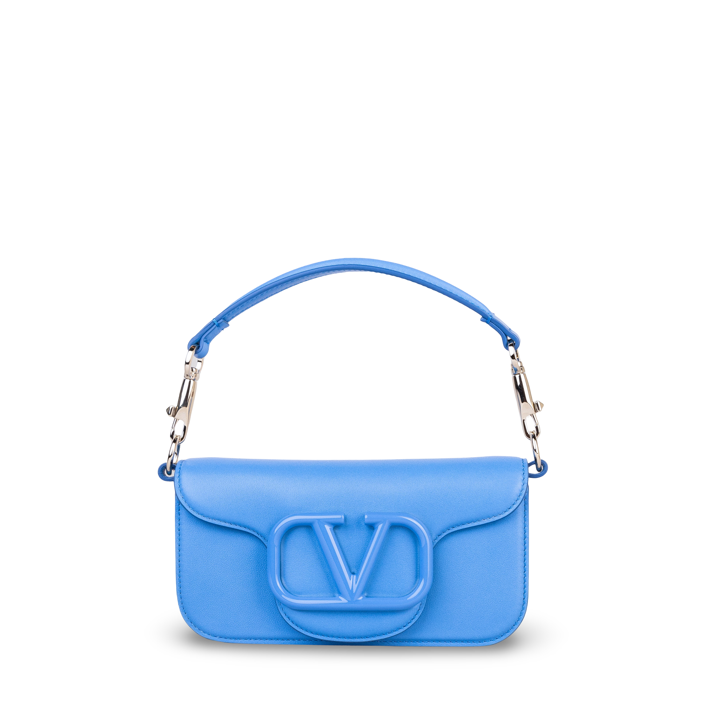 Cartera Azul Valentino Vlogo Shoulder
