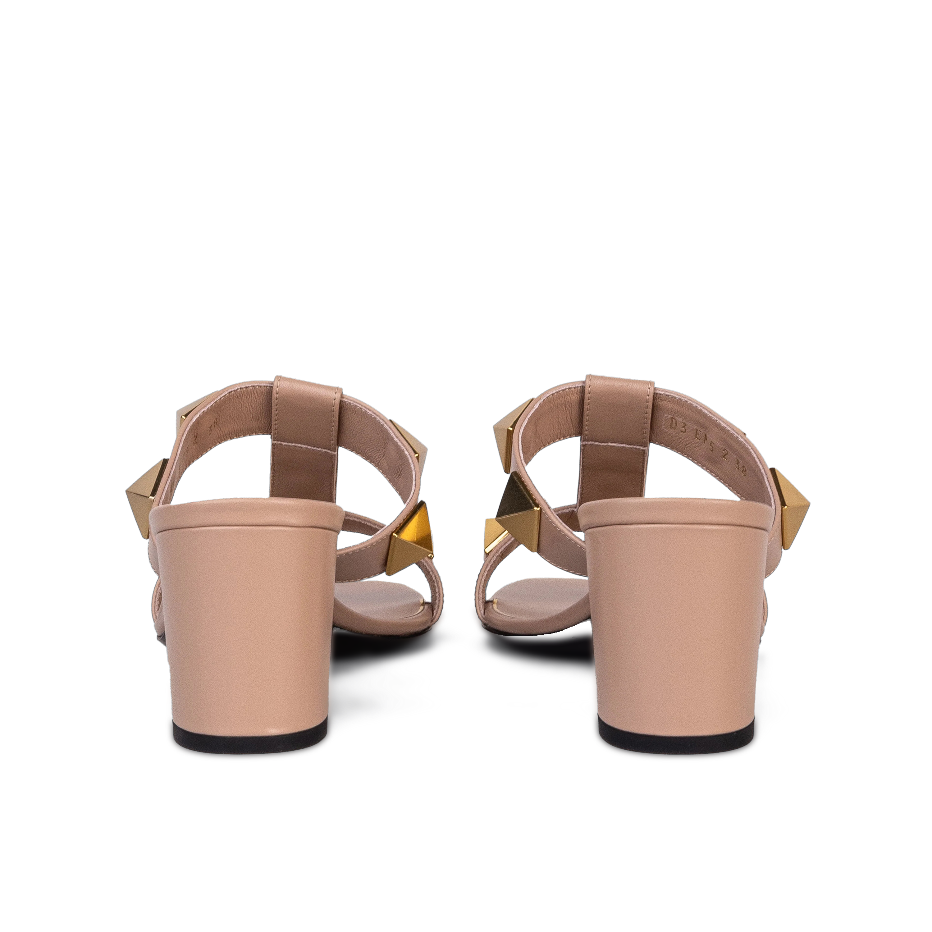 Sandalias de Tacón Rose Cannelle Valentino Cannelle Antique Brass 90 mm