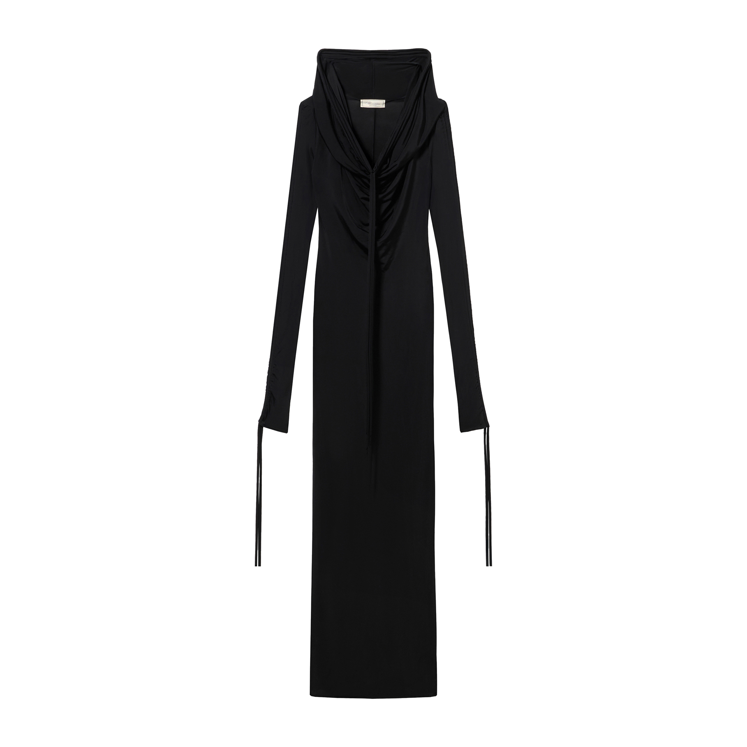 Vestido Negro Blumarine Fluid