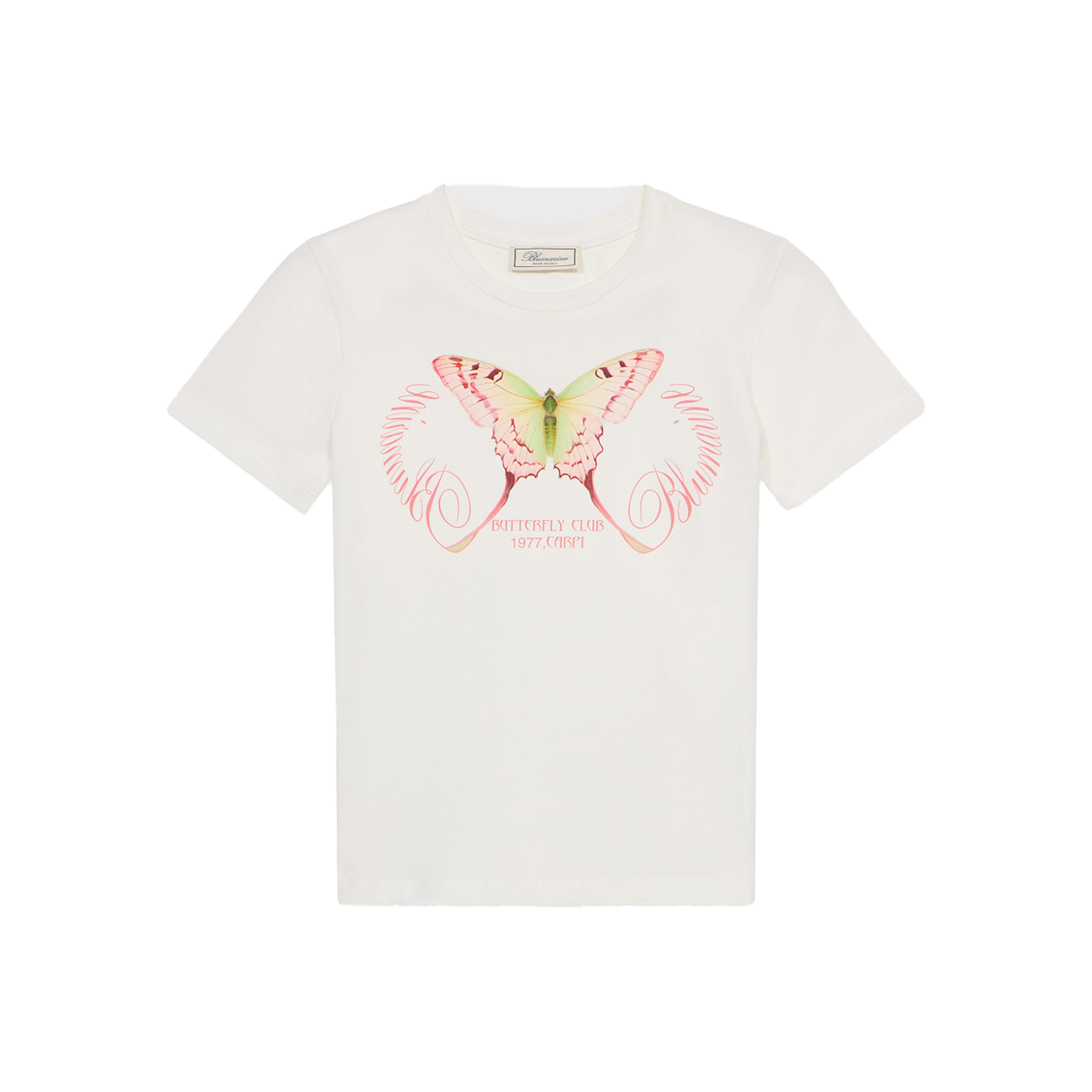 Camiseta Blanca Blumarine Butterfly
